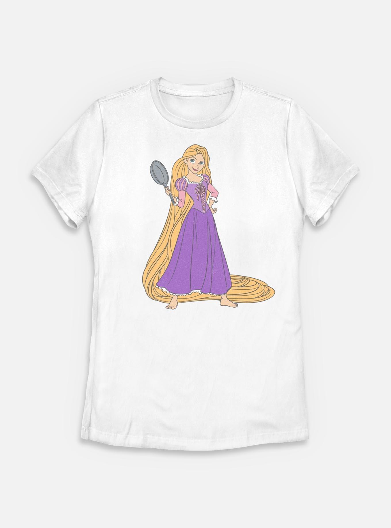 Disney Princesses Big Rapunzel Womens T-Shirt, WHITE, hi-res