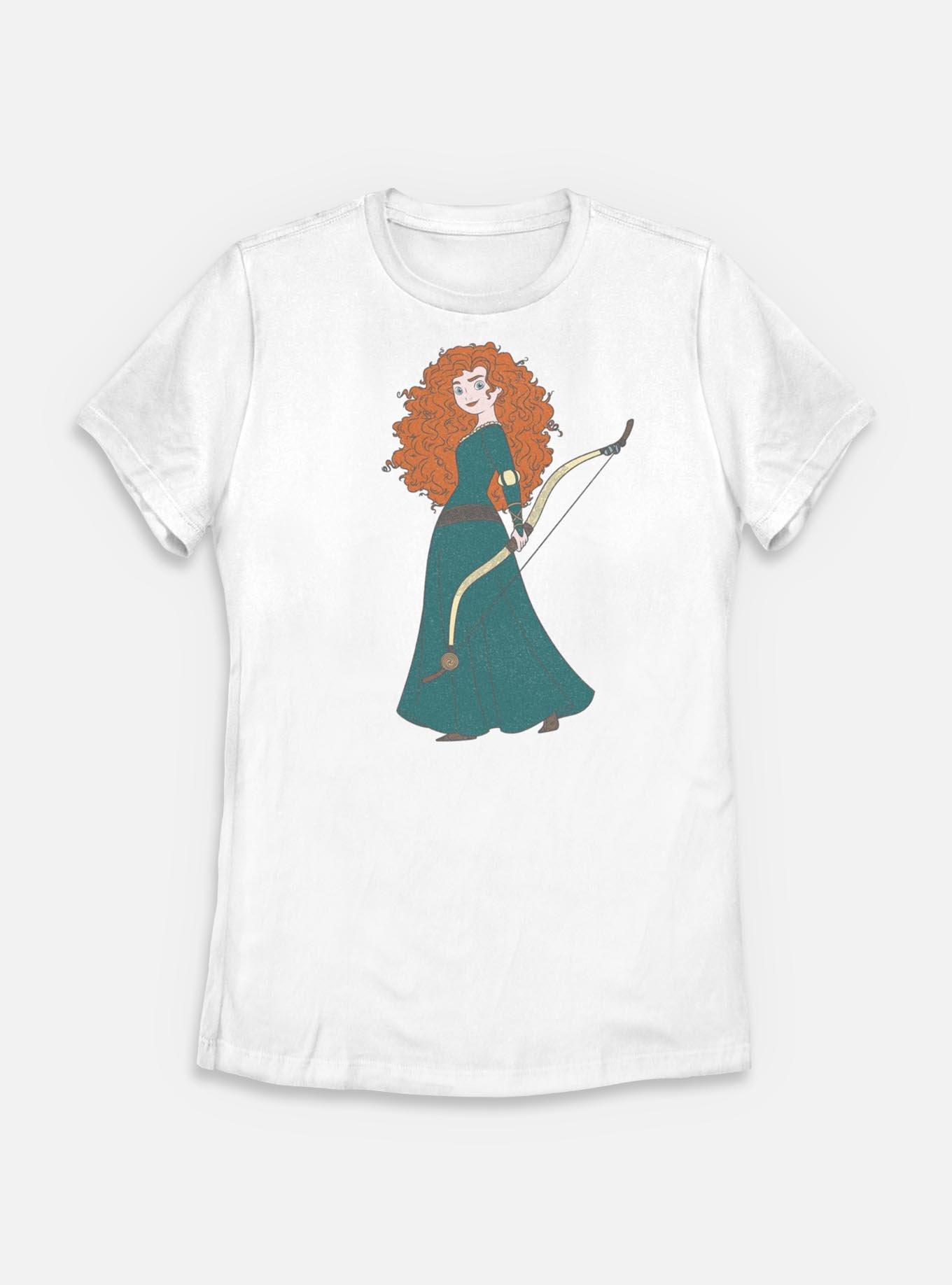 Disney Princesses Big Merida Womens T-Shirt, WHITE, hi-res