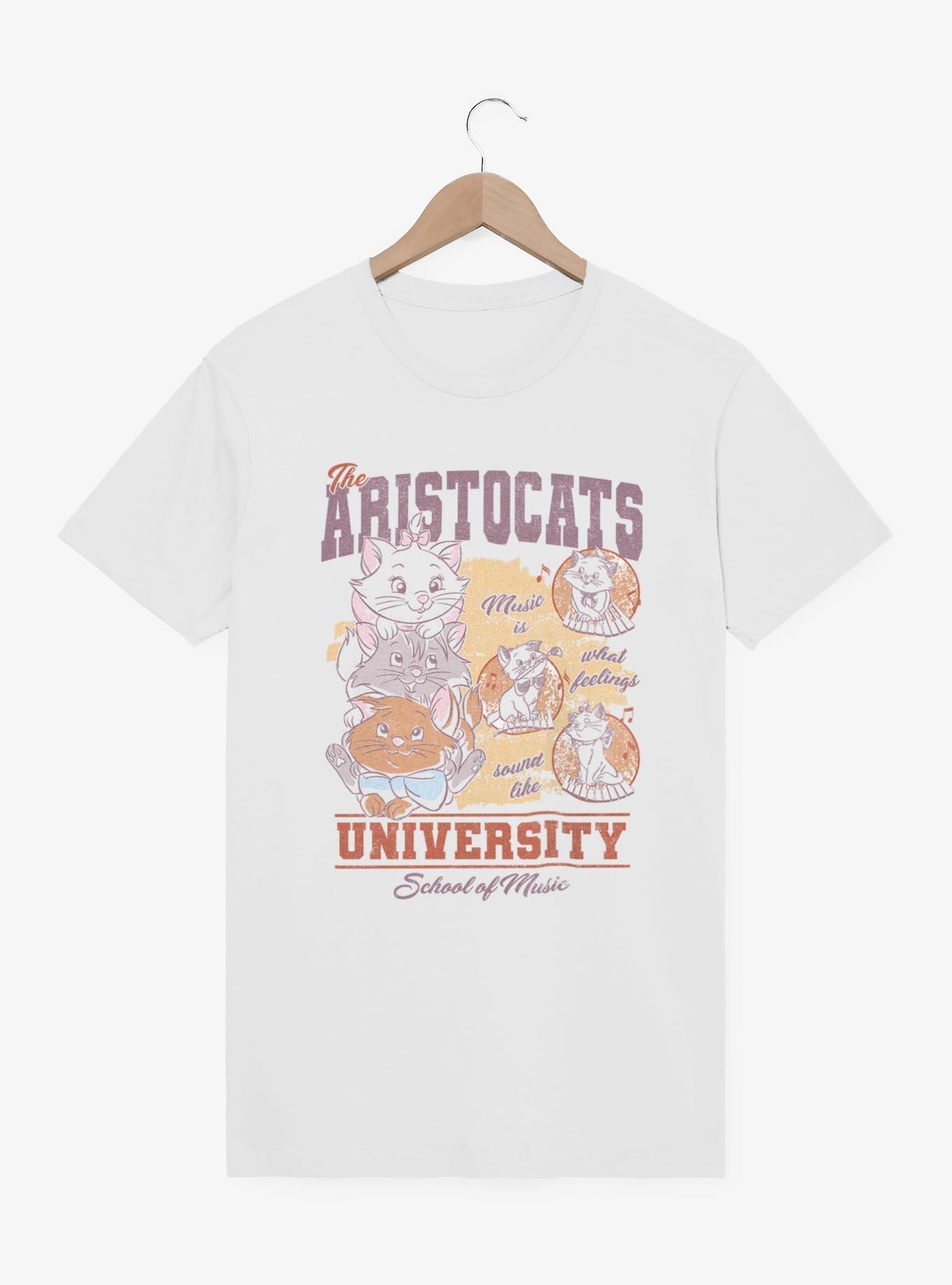 Disney The AristoCats School Of Music T-Shirt, WHITE, hi-res