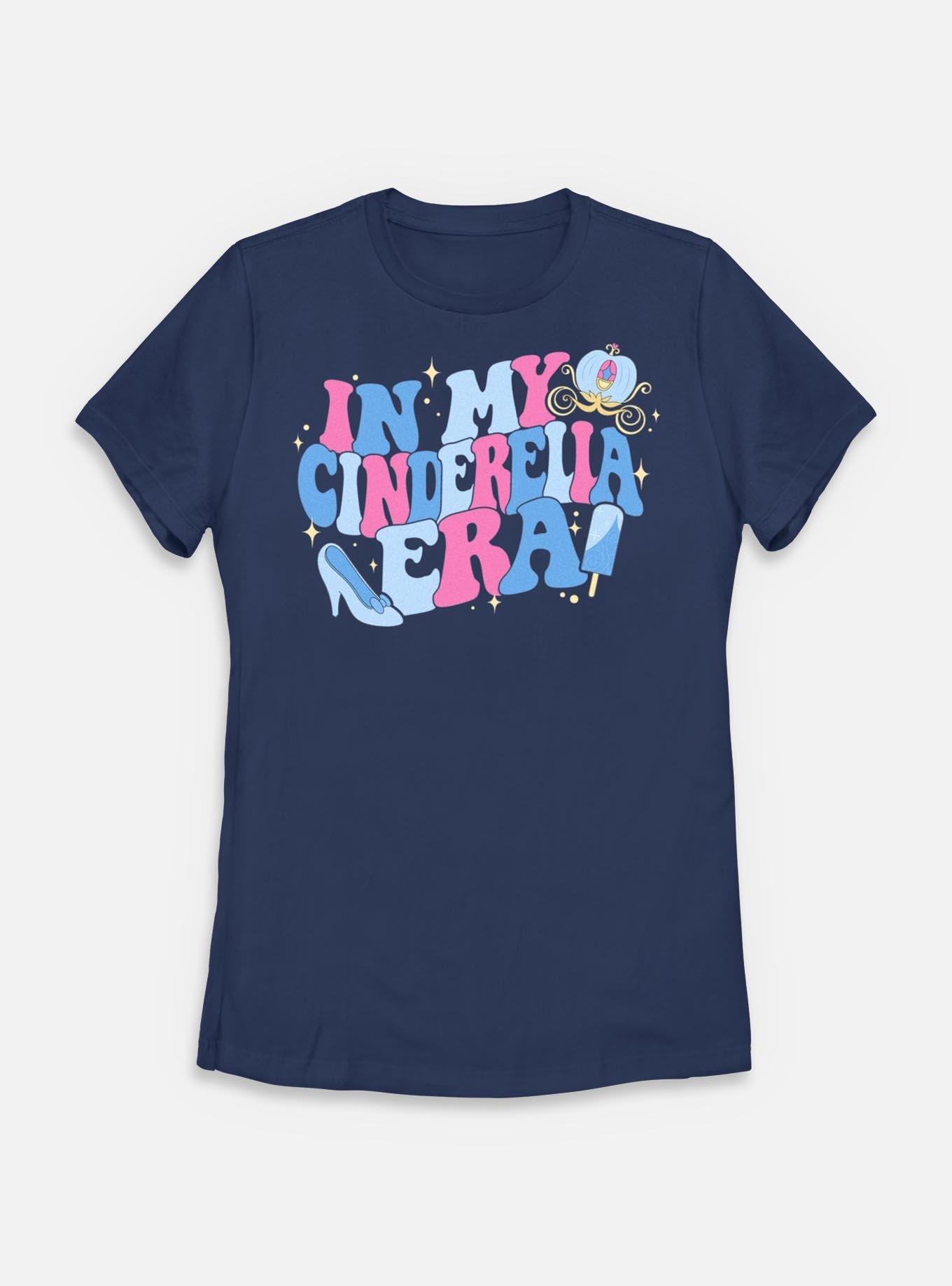 Disney Princesses In My Cinderella Era Womens T-Shirt, NAVY, hi-res