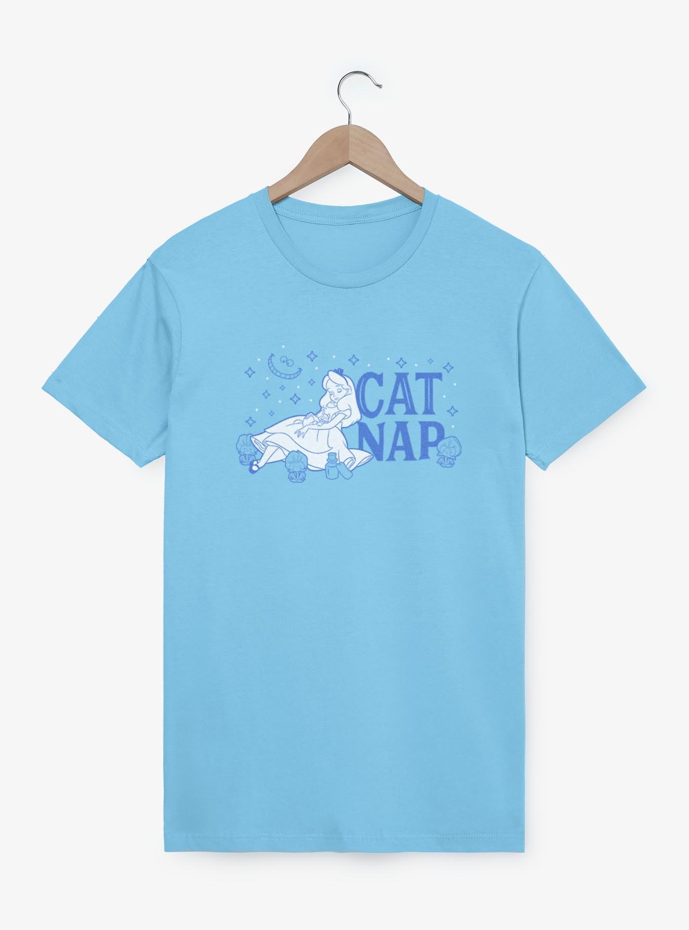 Disney Alice in Wonderland Cat Nap T-Shirt, LT BLUE, hi-res