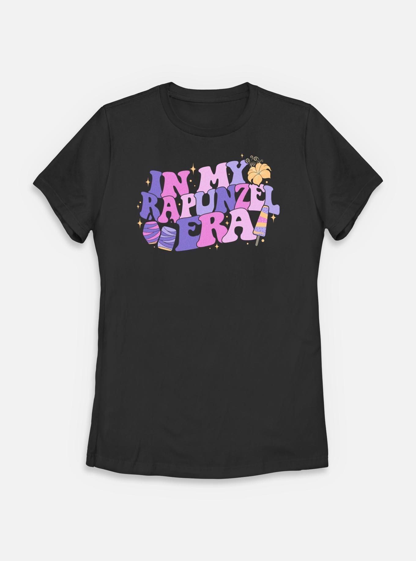Disney Princesses In My Rapunzel Era Womens T-Shirt, BLACK, hi-res