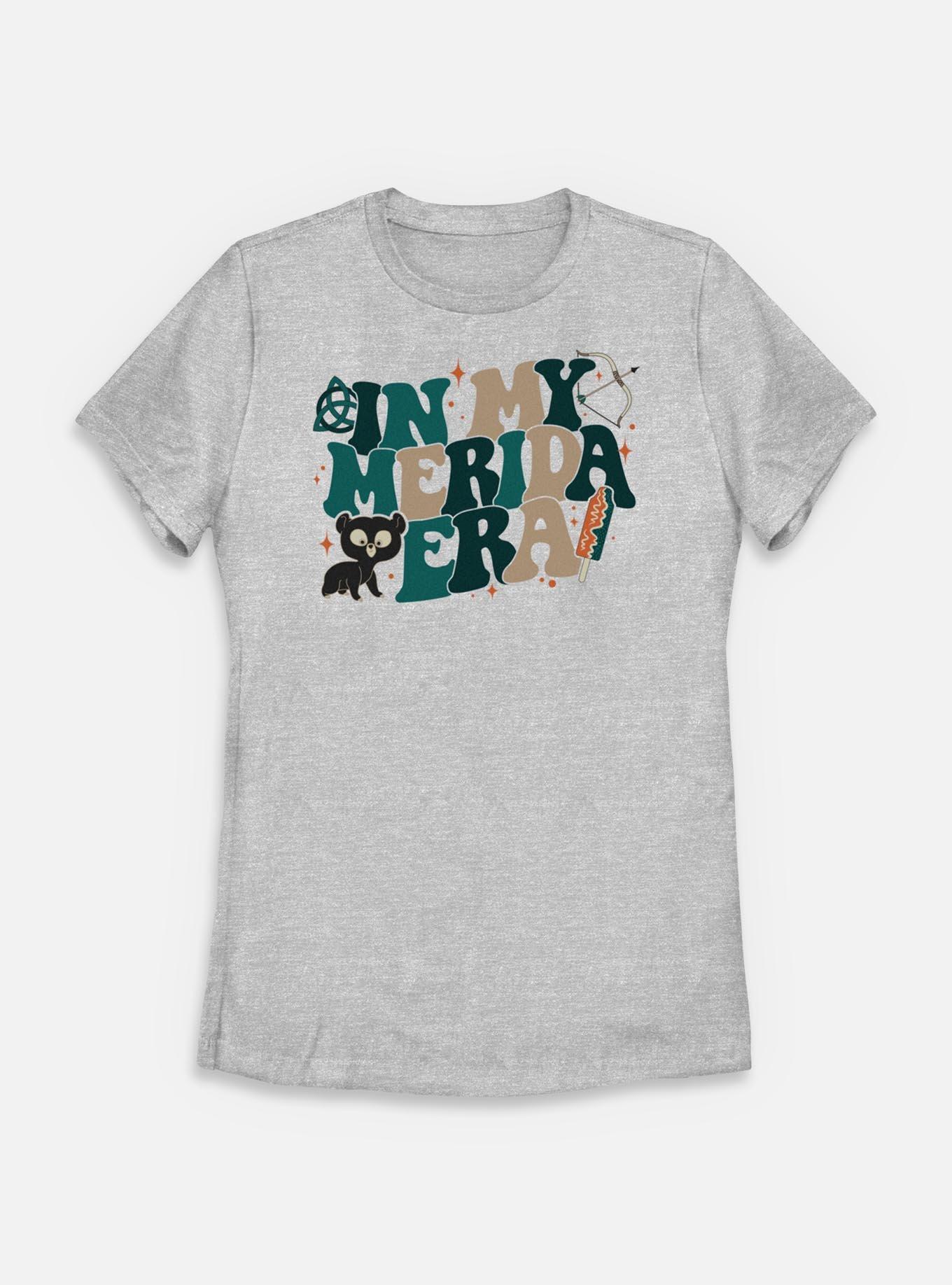 Disney Princesses In My Merida Era Womens T-Shirt, ATH HTR, hi-res