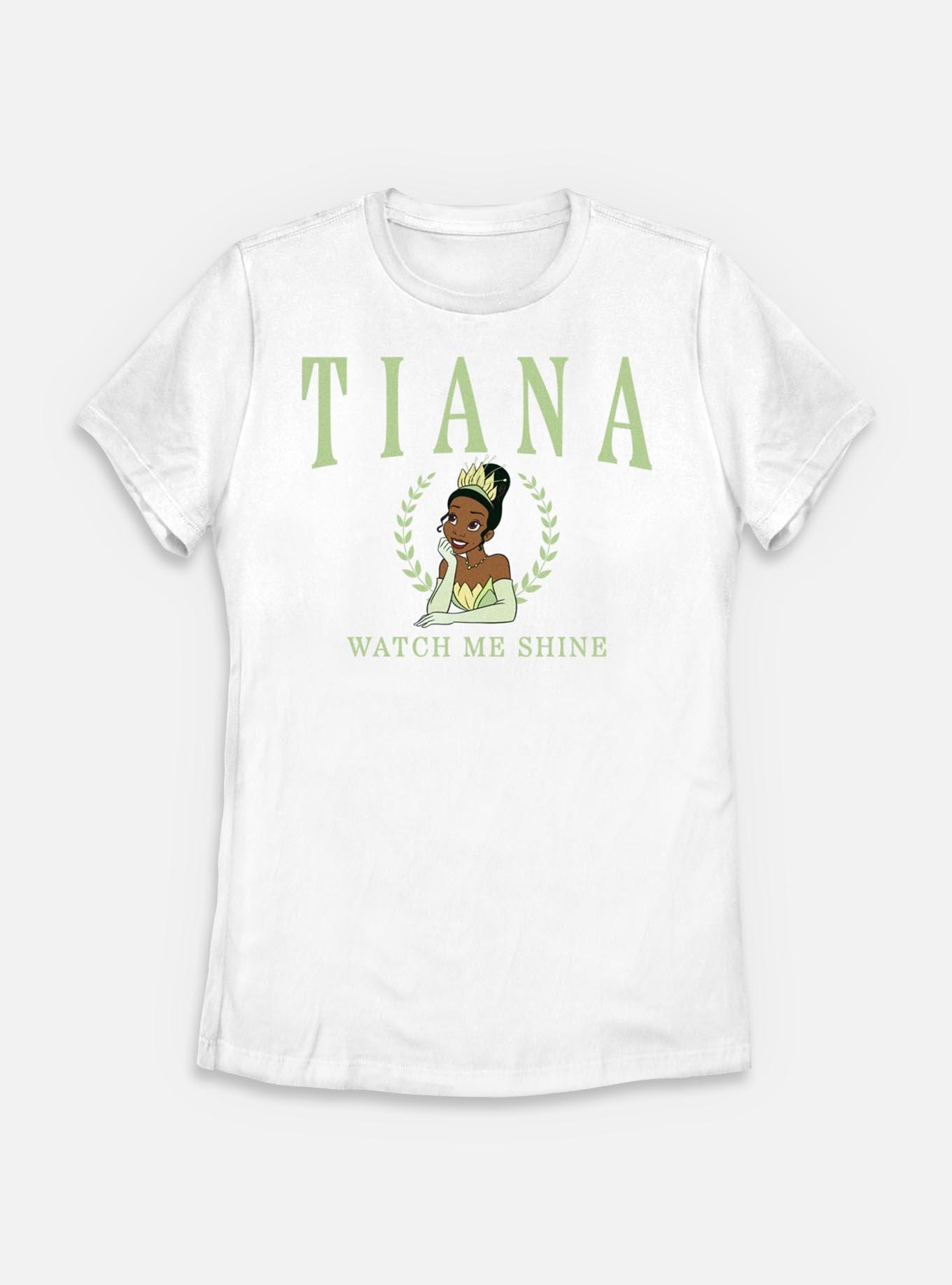 Disney Princesses Tiana Collegiate Womens T-Shirt, WHITE, hi-res