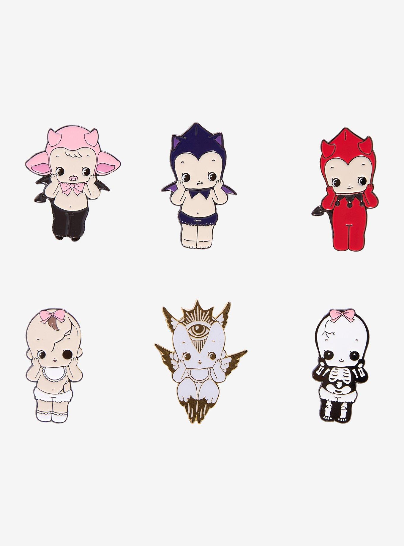 Vampire Valentine Creepy Babies Blind Bag Enamel Pin, , hi-res