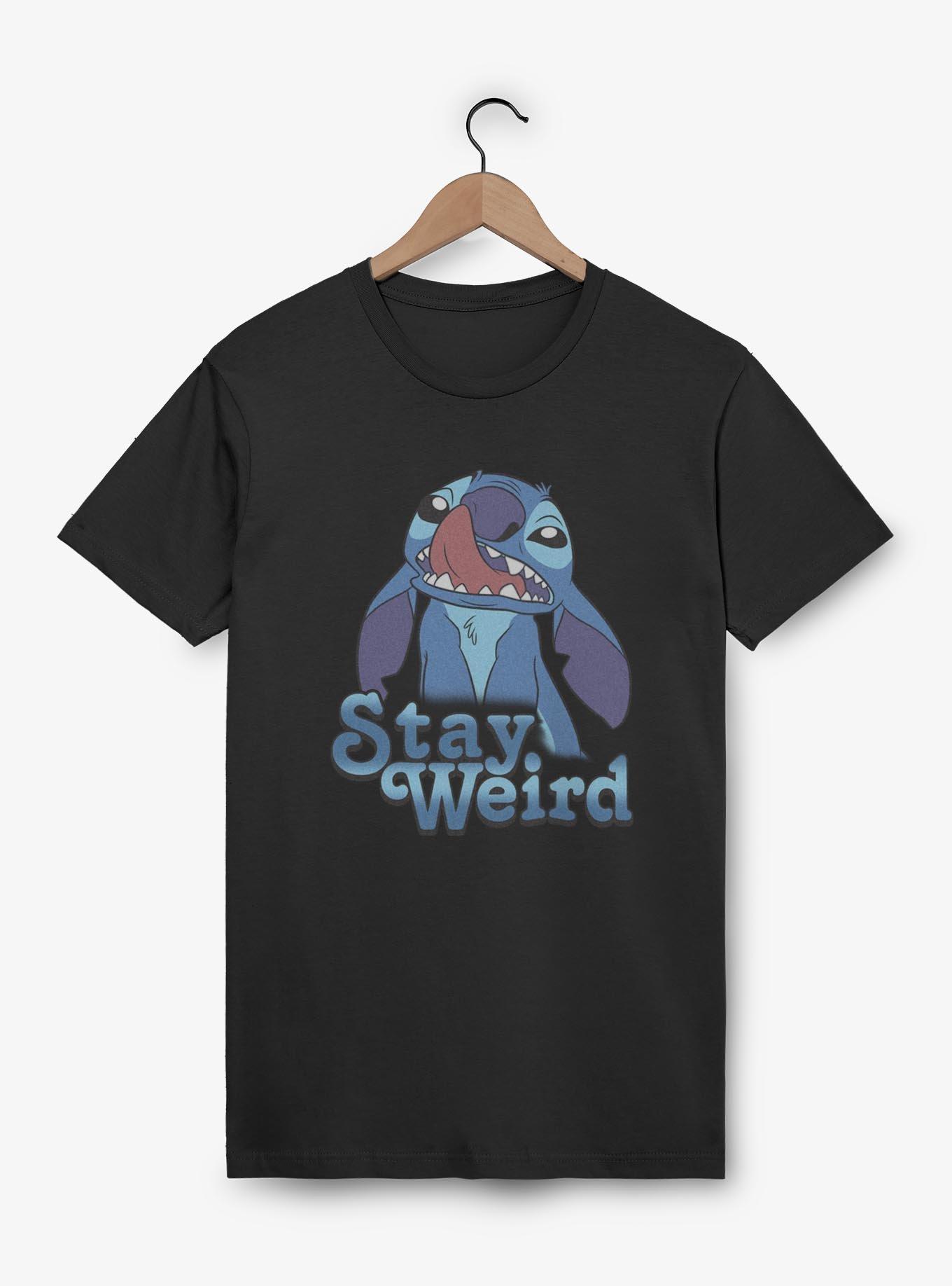 Disney Lilo & Stitch Stay Weird T-Shirt, BLACK, hi-res