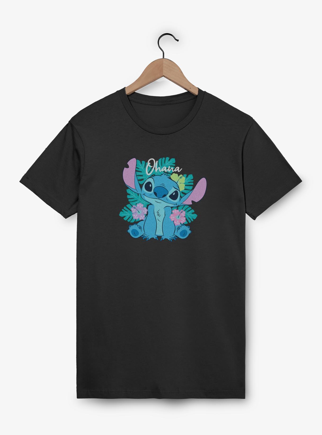 Disney Lilo & Stitch Ohana Flowers T-Shirt, , hi-res