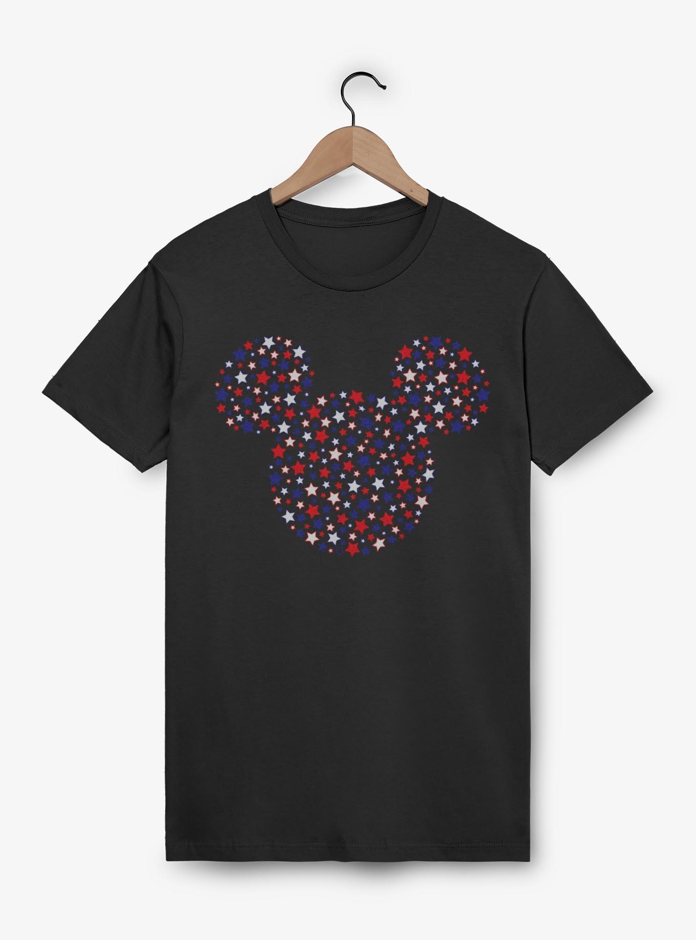 Disney Mickey Mouse Stars And Ears T-Shirt, BLACK, hi-res