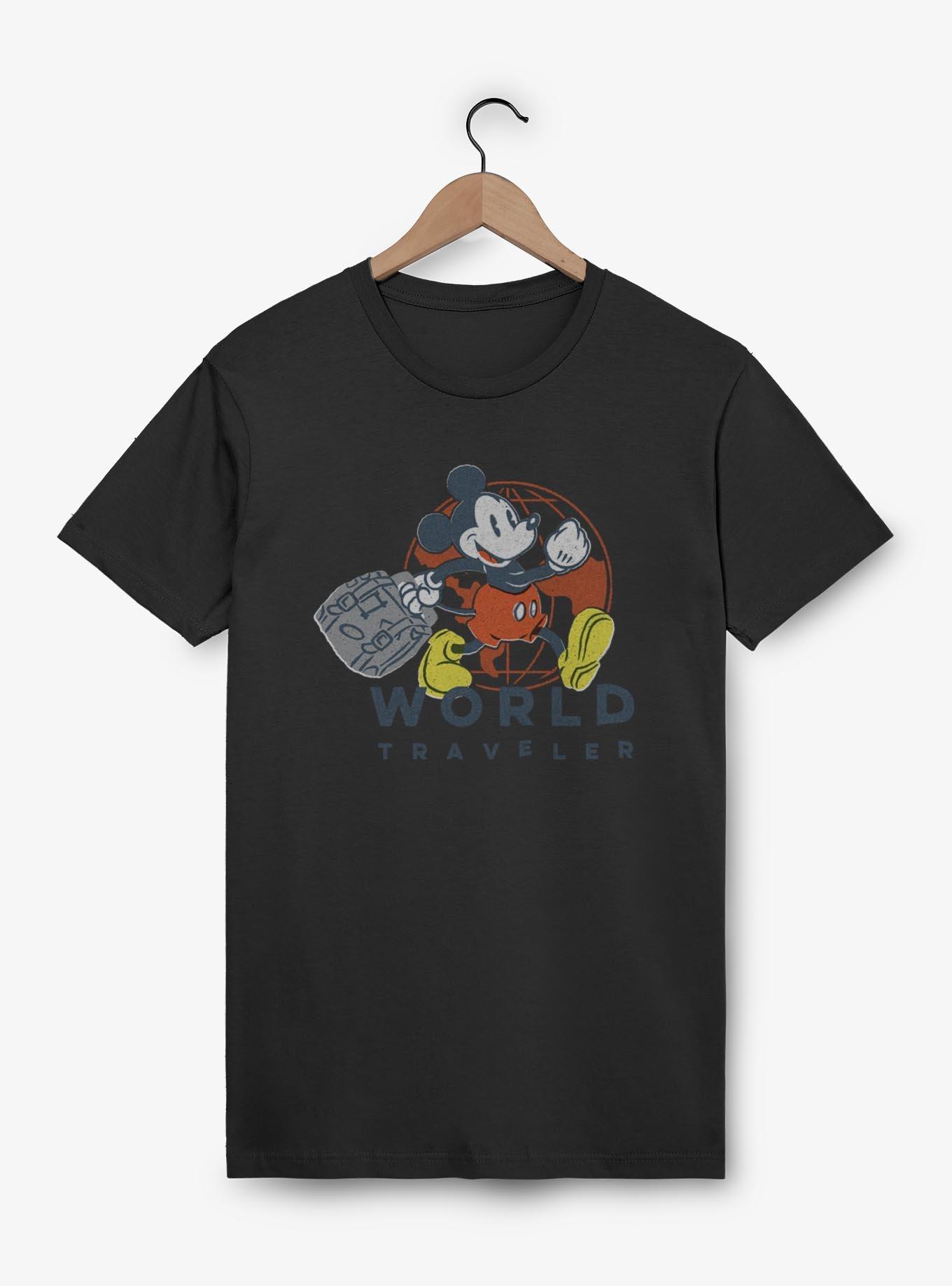 Disney Mickey Mouse World Traveler T-Shirt, BLACK, hi-res