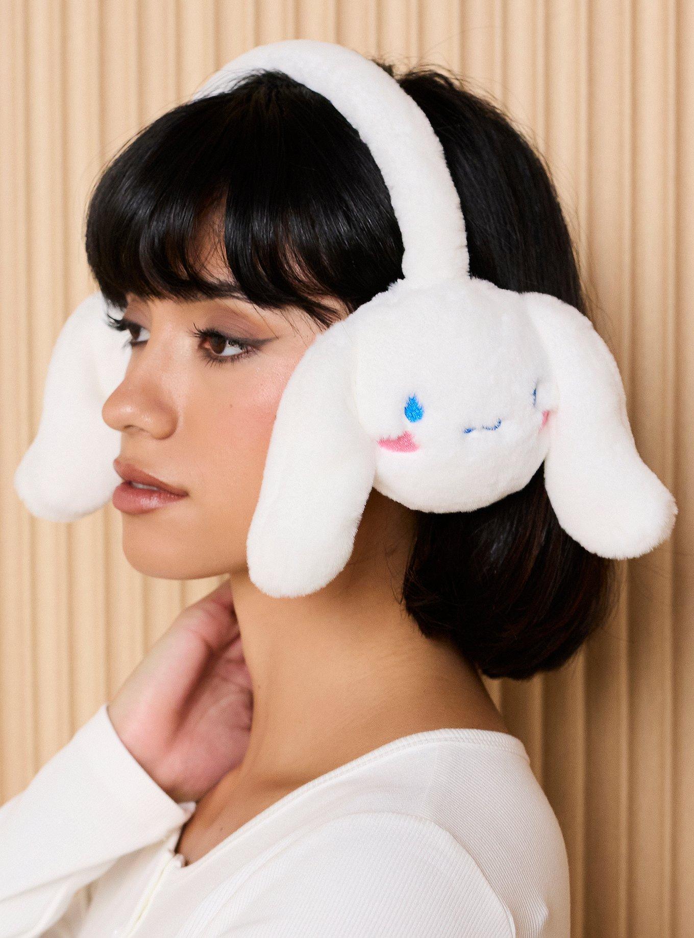 Sanrio Cinnamoroll Figural Plush Earmuffs - BoxLunch Exclusive, , hi-res