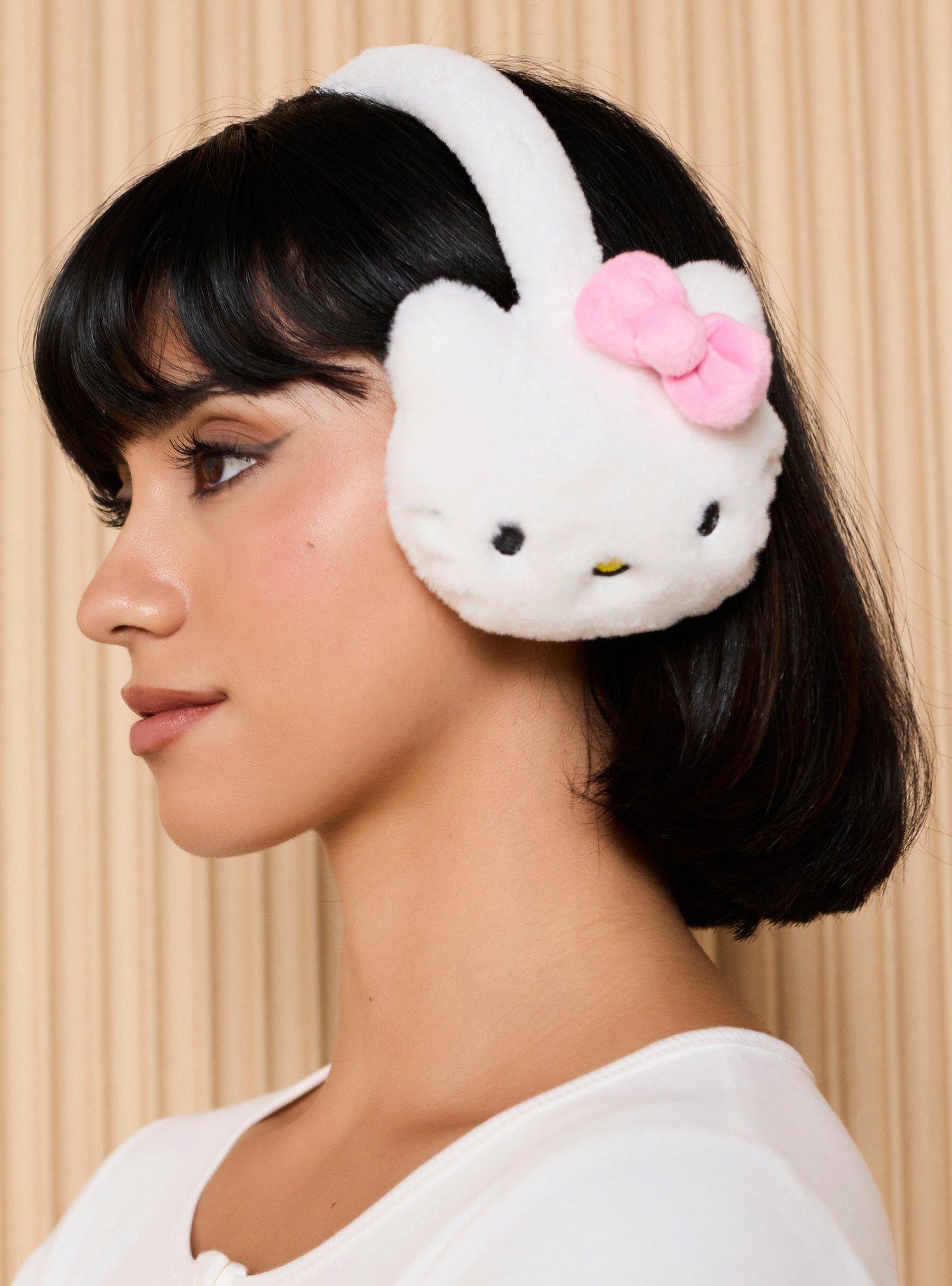 Sanrio Hello Kitty Figural Plush Earmuffs - BoxLunch Exclusive, , hi-res