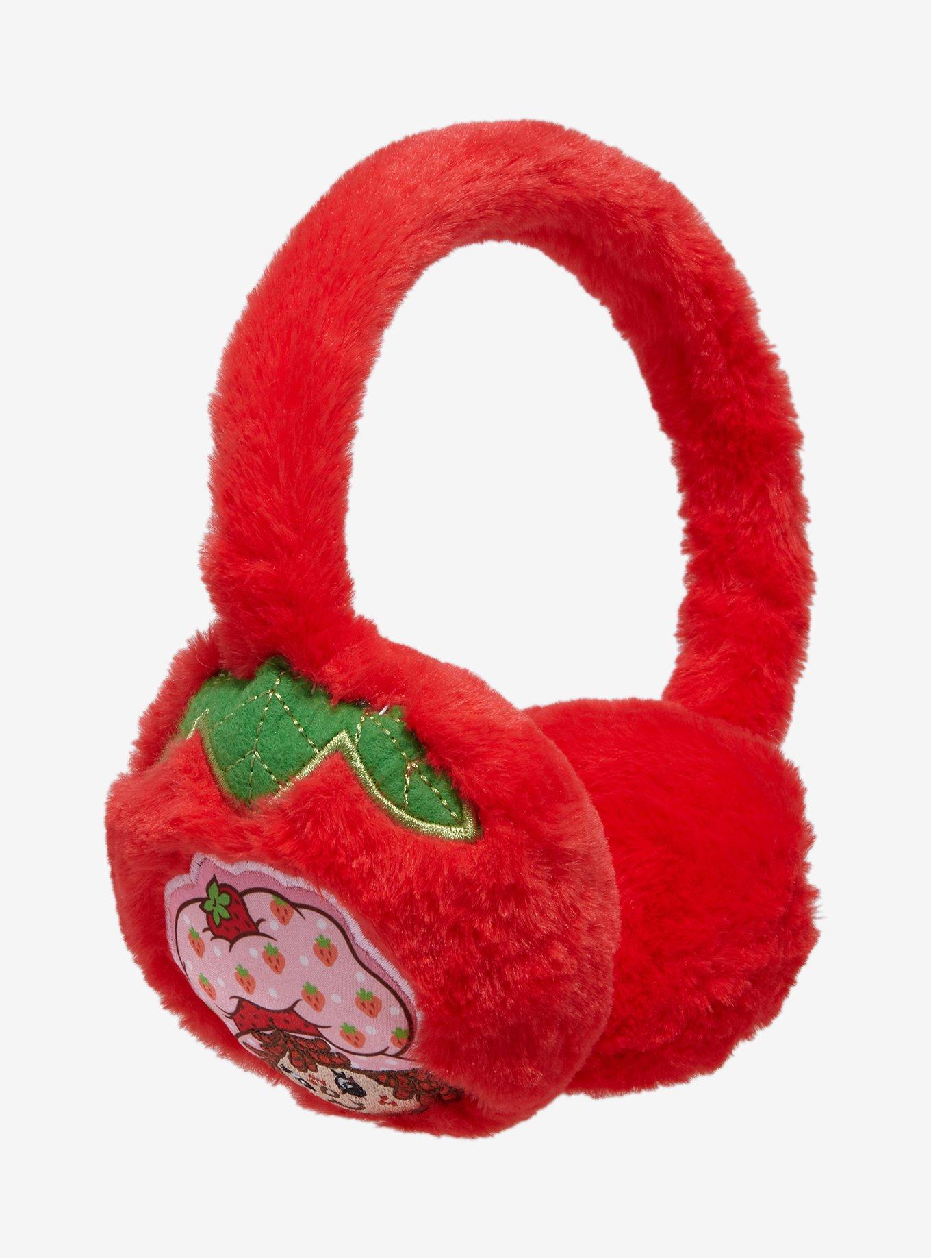 Strawberry Shortcake Berry Plush Earmuffs — BoxLunch Exclusive, , hi-res