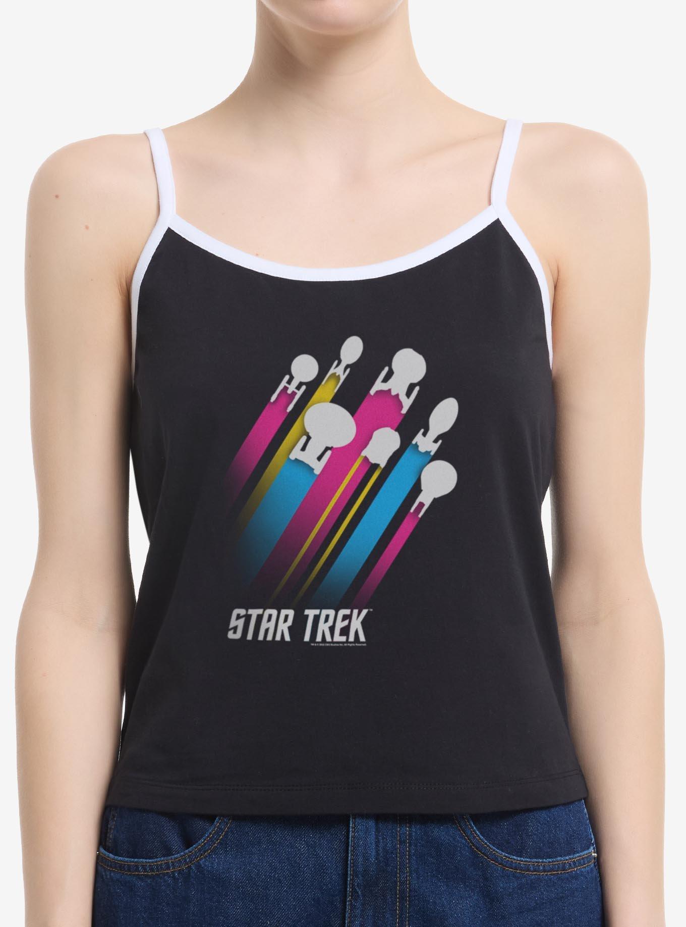 Star Trek Pan Pride Fleet Stripes Womens Cami, , hi-res