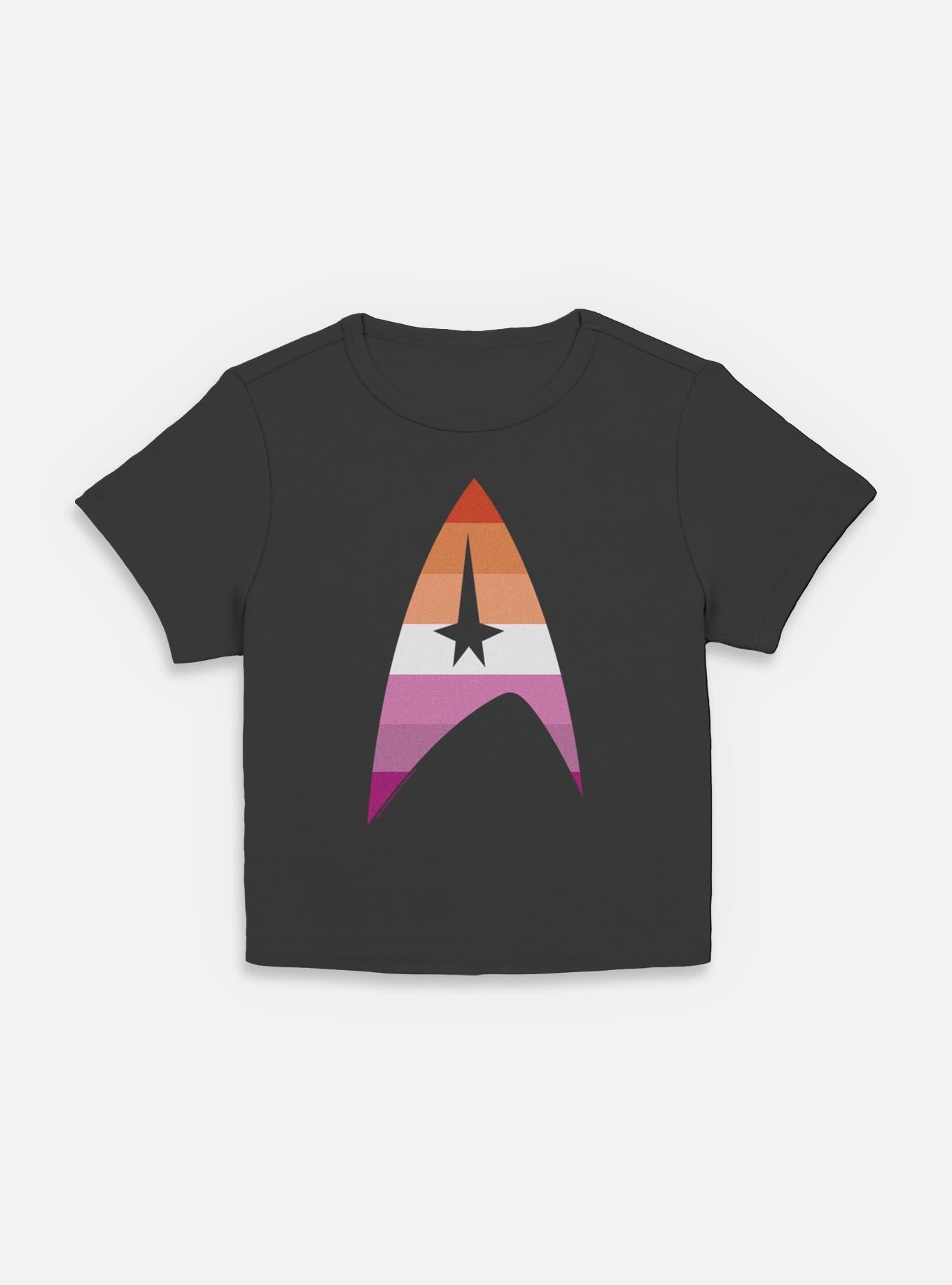 Star Trek Lesbain Flag Logo Womens Baby T-Shirt, , hi-res