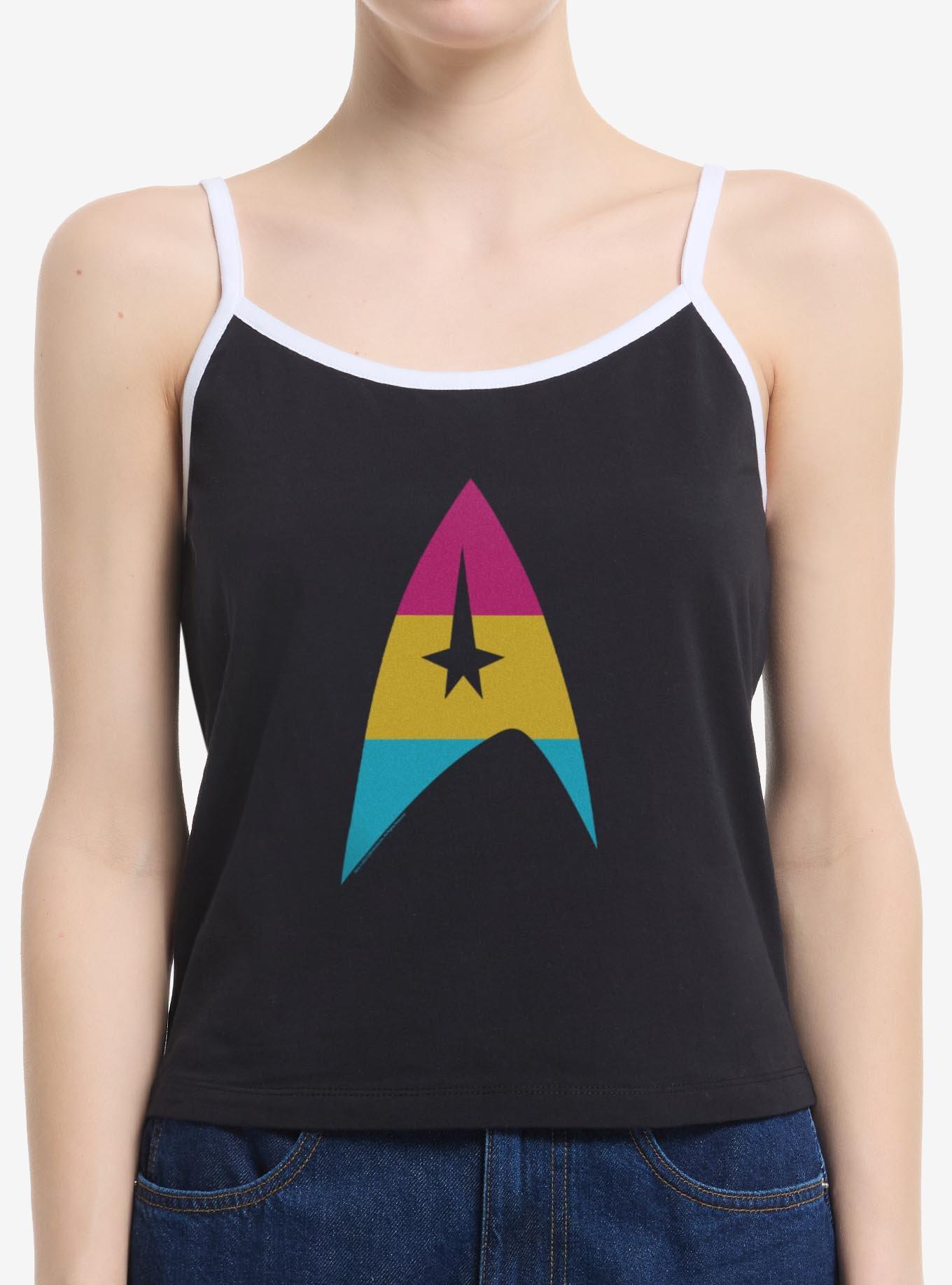 Star Trek Pan Flag Logo Womens Cami, , hi-res