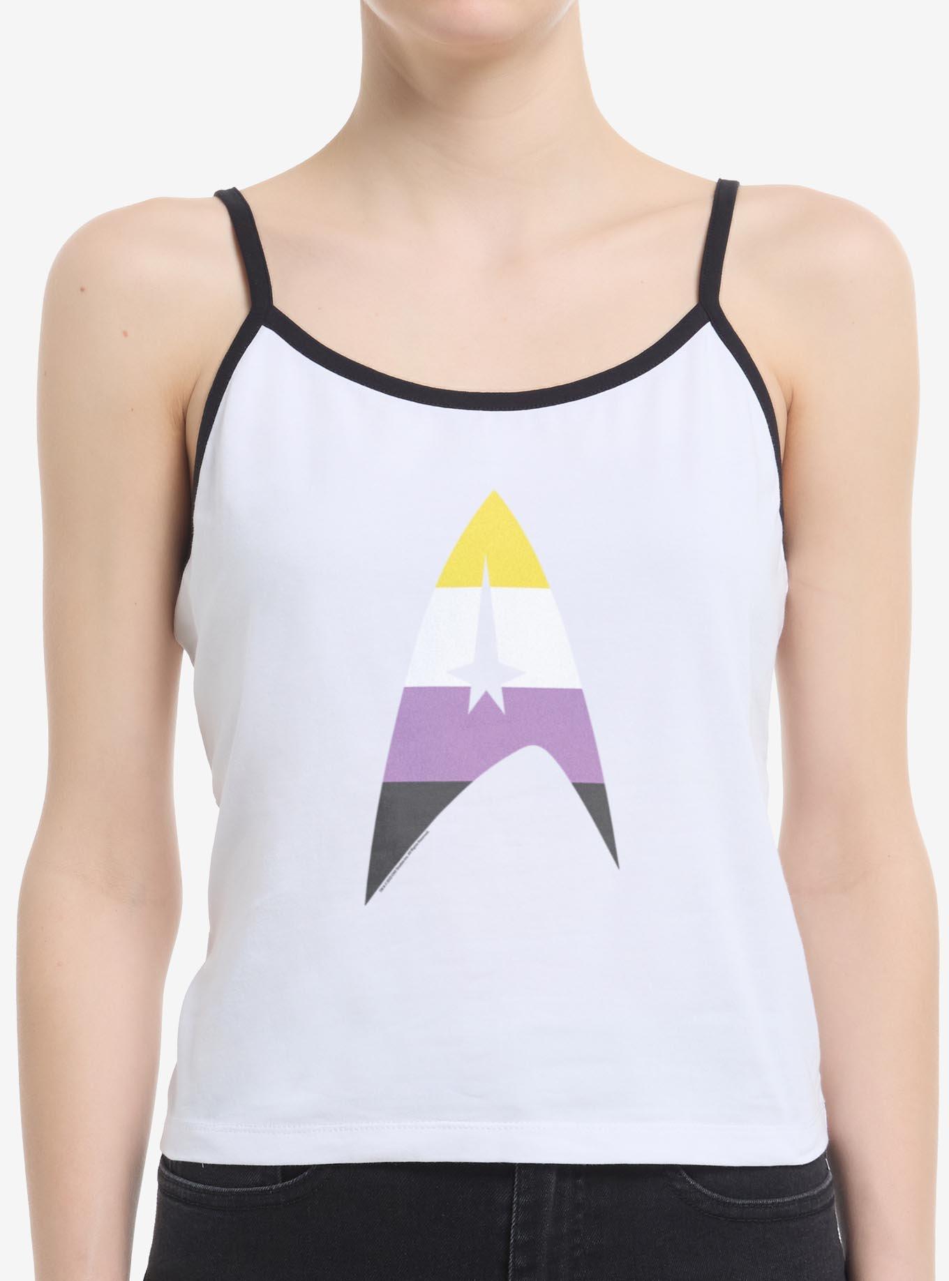 Star Trek Nonbinary Flag Logo Womens Cami, , hi-res