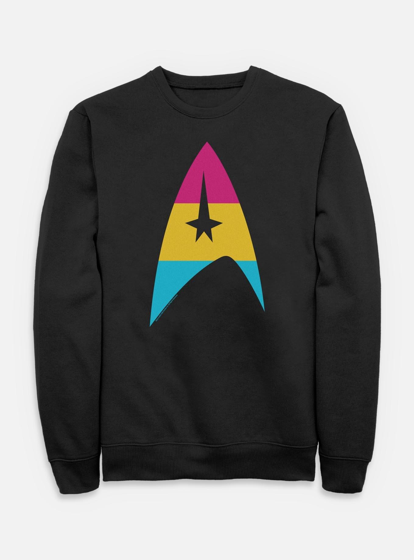 Star Trek Pan Flag Logo Sweatshirt, , hi-res