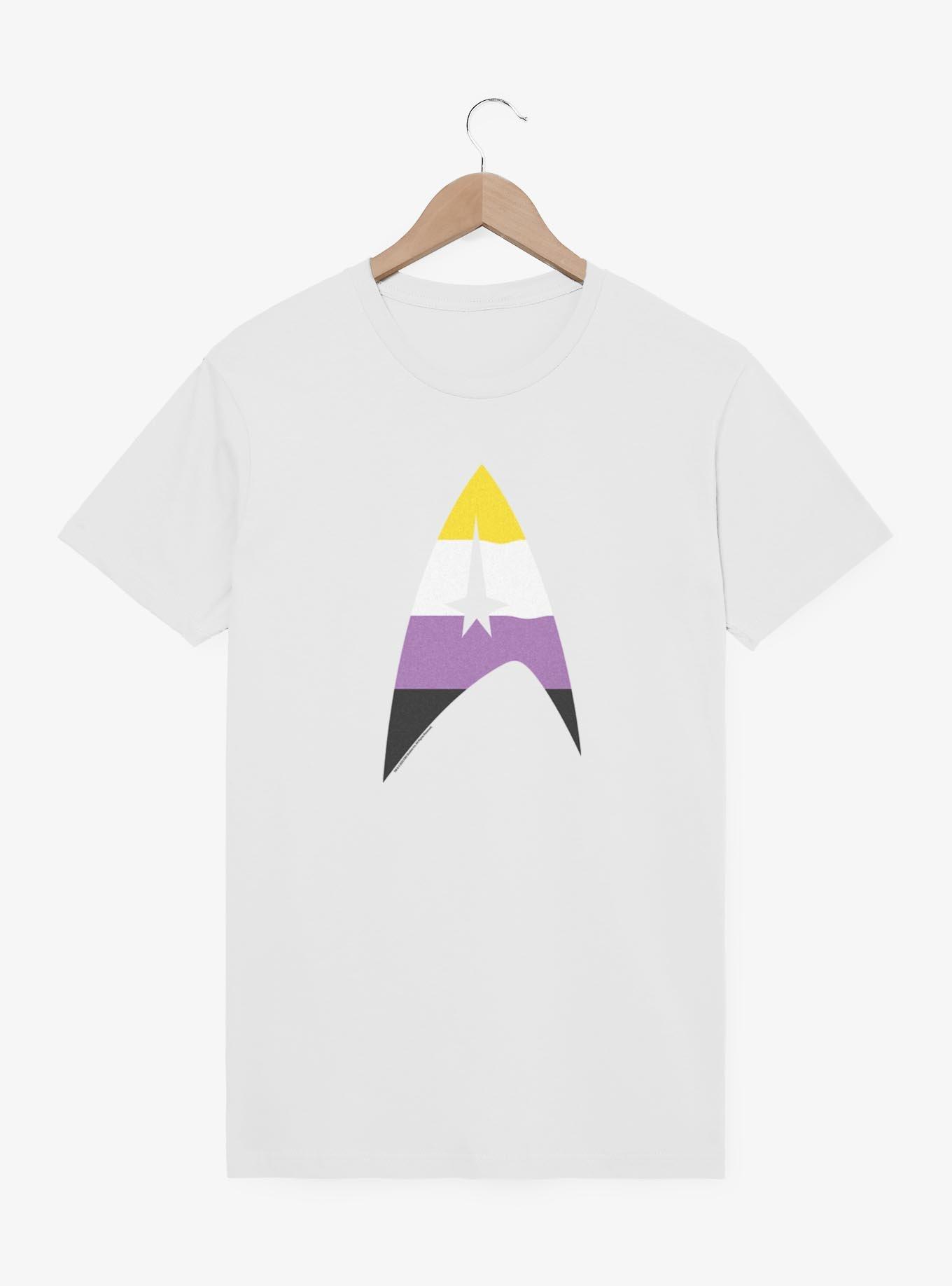 Star Trek Nonbinary Flag Logo T-Shirt, , hi-res