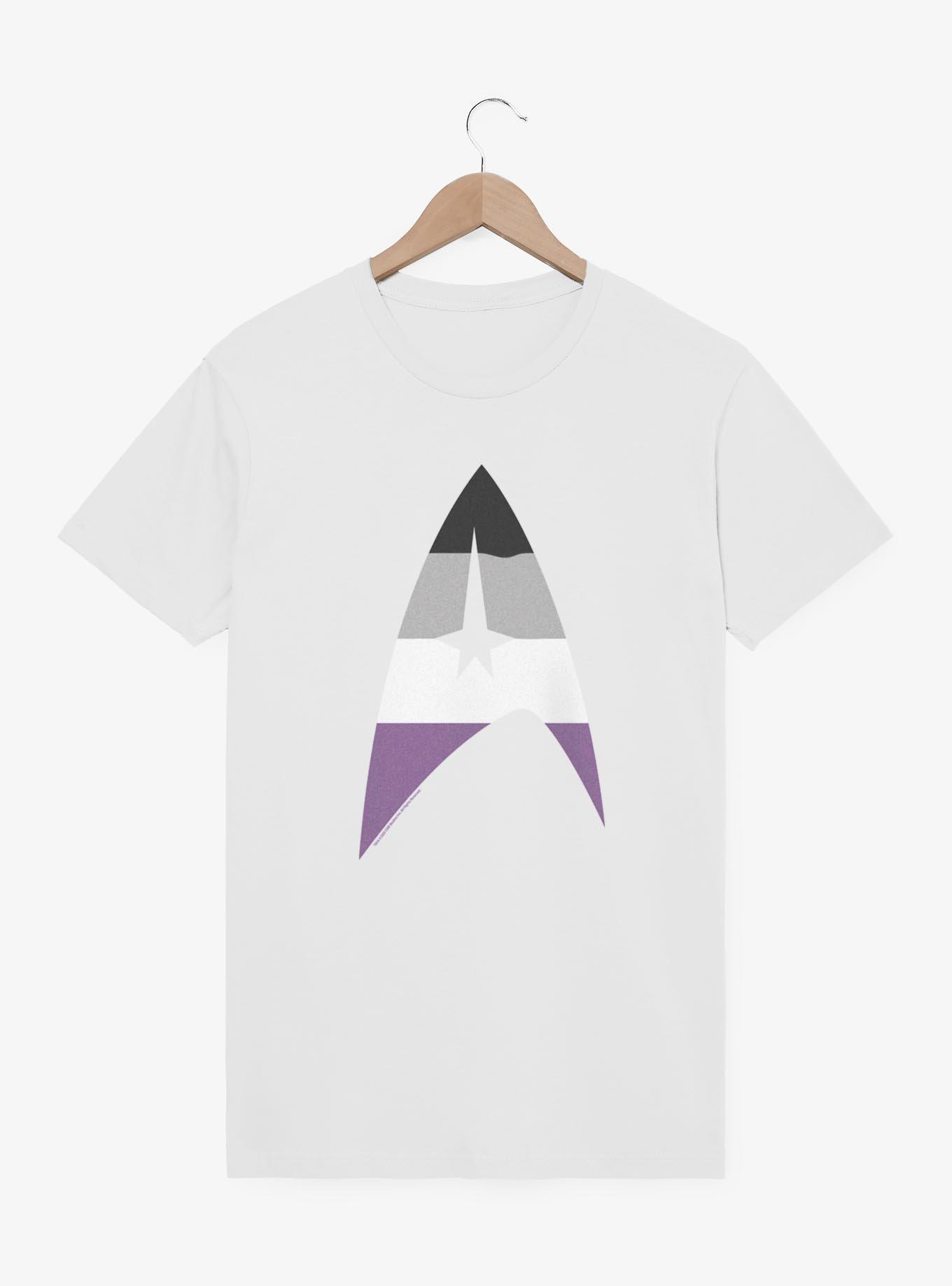 Star Trek Asexual Flag Logo T-Shirt, , hi-res