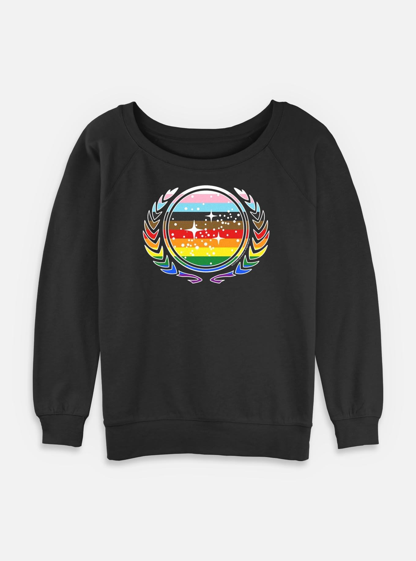 Star Trek Federation Pride Womens Slouchy Sweatshirt, , hi-res