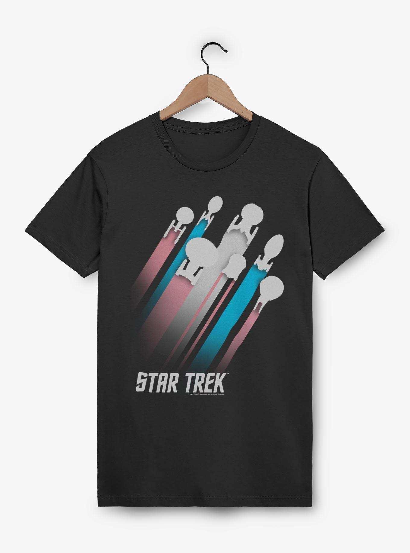 Star Trek Trans Pride Fleet Stripes T-Shirt, , hi-res
