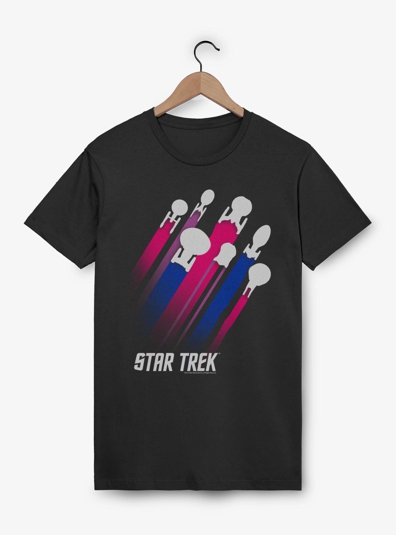 Star Trek Bisexual Pride Fleet Stripes T-Shirt, , hi-res