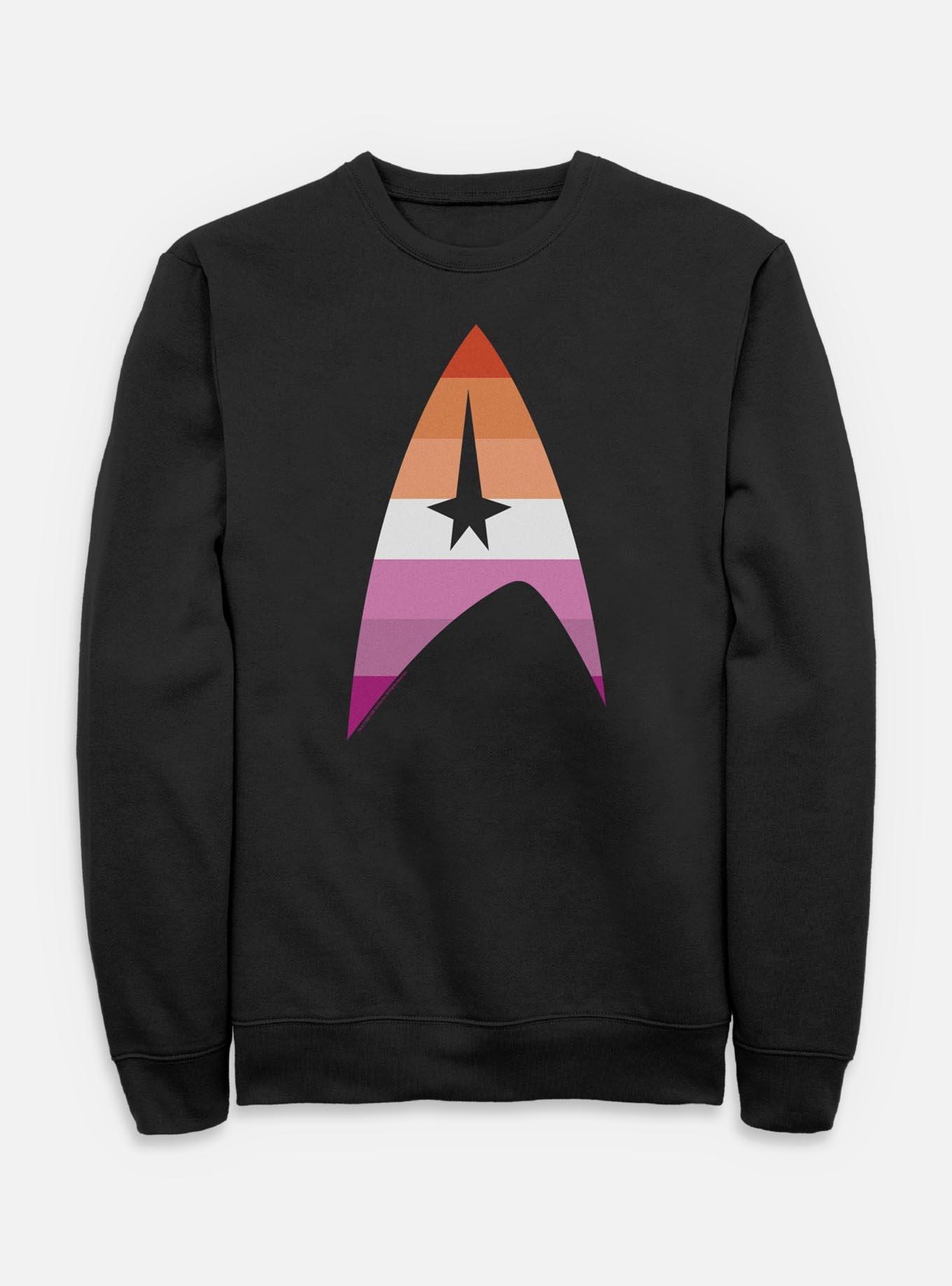 Star Trek Lesbain Flag Logo Sweatshirt, , hi-res