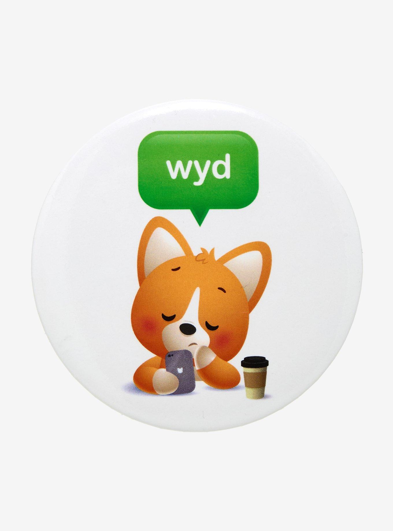 Corgi WYD 3 Inch Button, , hi-res