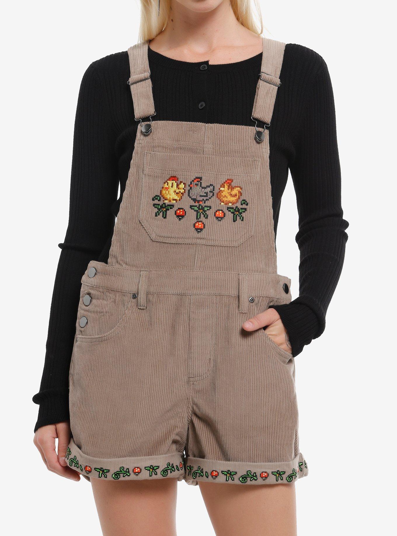 Stardew Valley Corduroy Shortalls, , hi-res