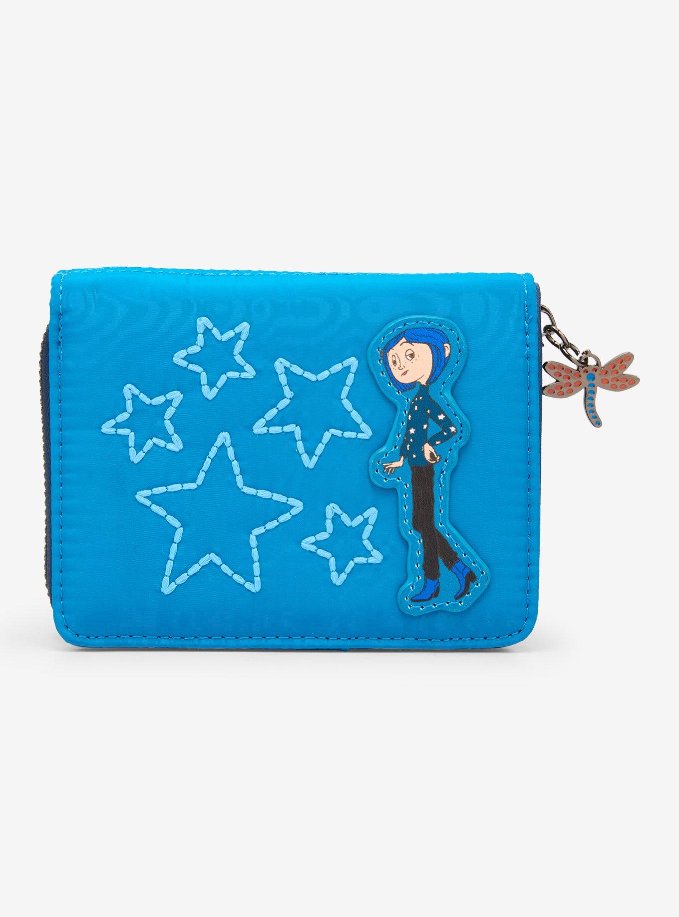 Coraline Stars Quilted Wallet - BoxLunch Exclusive, , hi-res