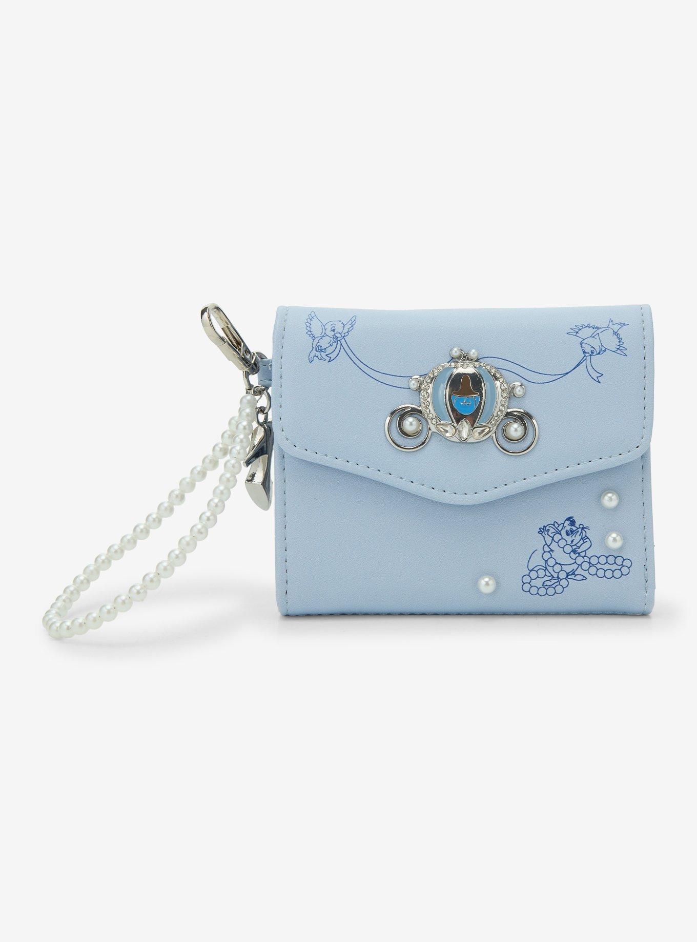 Disney Cinderella Minimalist Studded Wallet — BoxLunch Exclusive, , hi-res