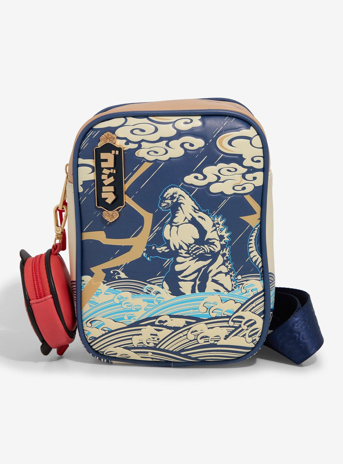 Godzilla Sea Storm Tonal Crossbody Bag with Coin Purse - BoxLunch Exclusive, , hi-res