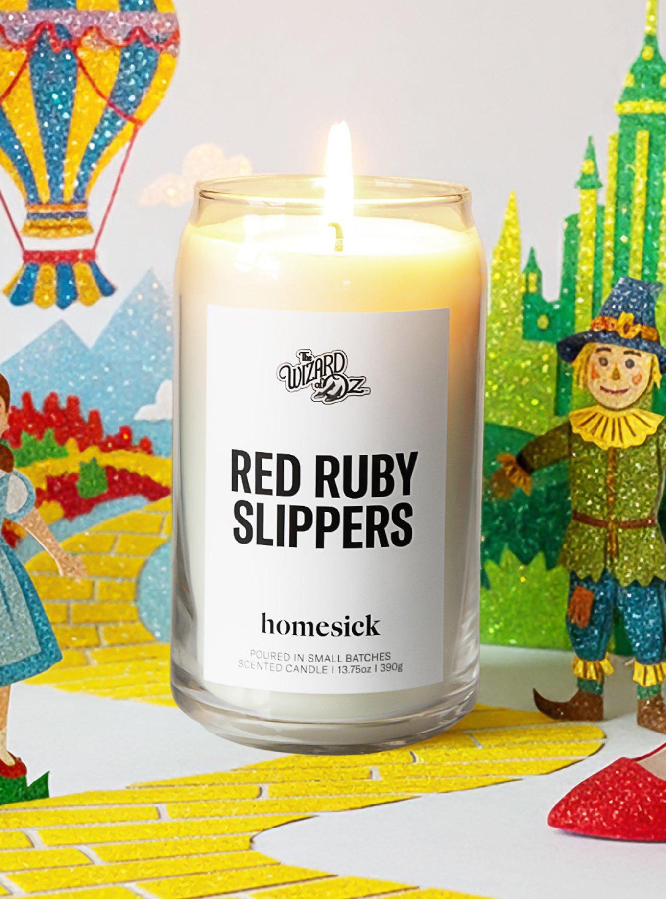 Homesick The Wizard Of Oz Red Ruby Slippers Candle, , hi-res