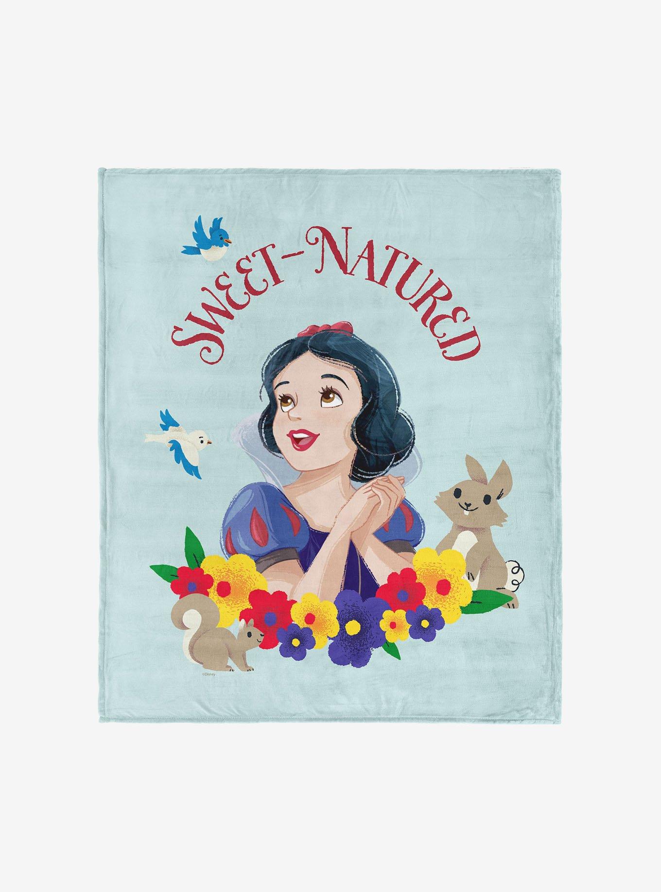 Disney Snow White Sweet Natured 50x60" Silk Touch Throw Blanket, , hi-res