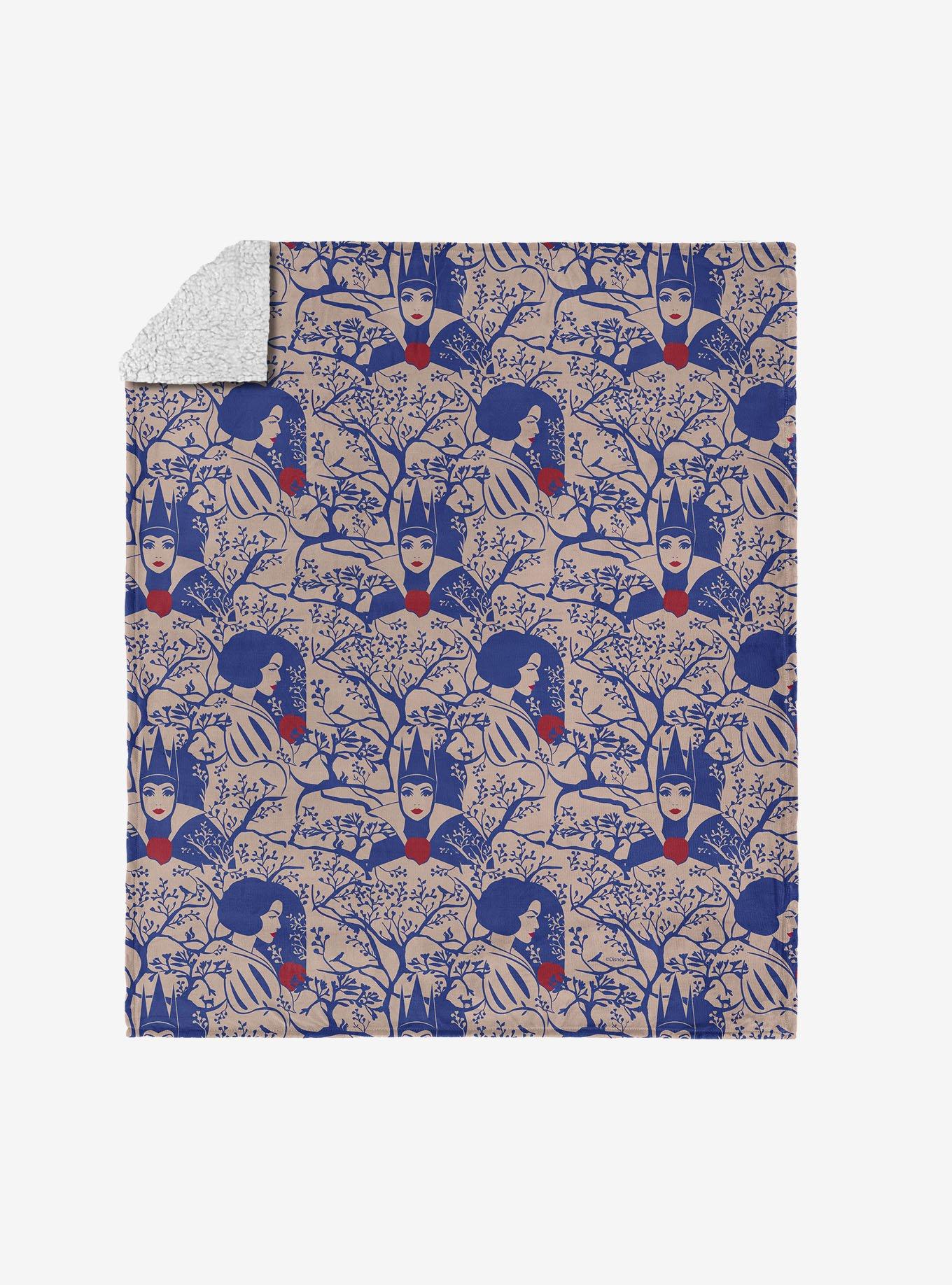 Disney Snow White Forest of Apples Silk Touch Sherpa Throw Blanket, , hi-res
