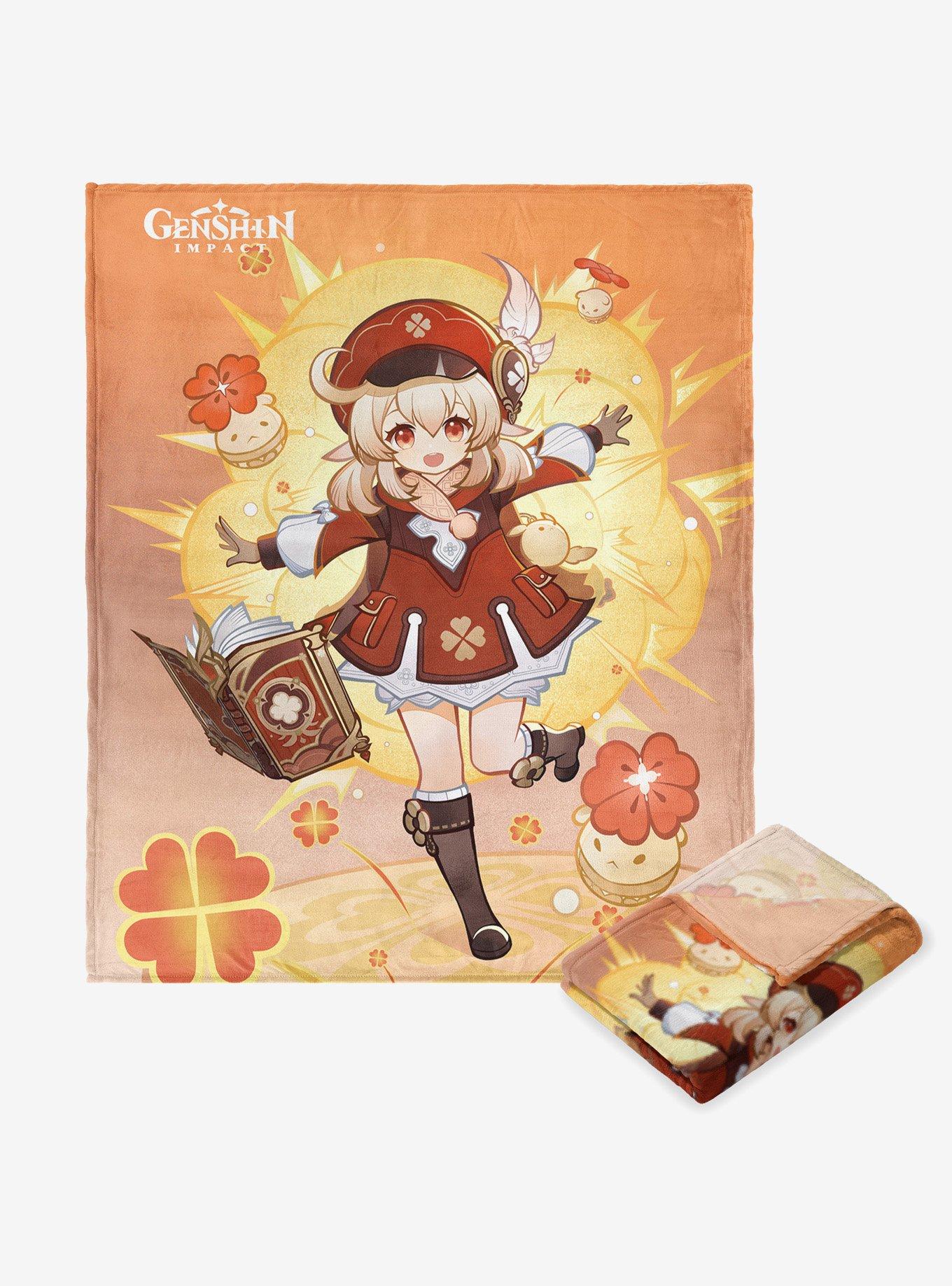 Genshin Impact Character 028 Klee Silk Touch Throw Blanket, , hi-res