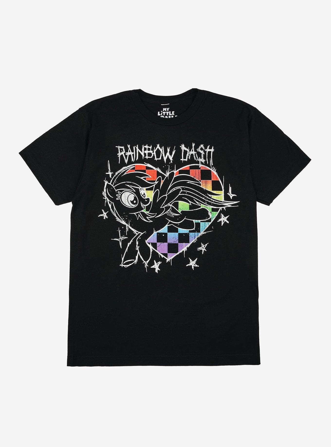 My Little Pony: Friendship Is Magic Rainbow Dash Heart Girls T-Shirt, , hi-res