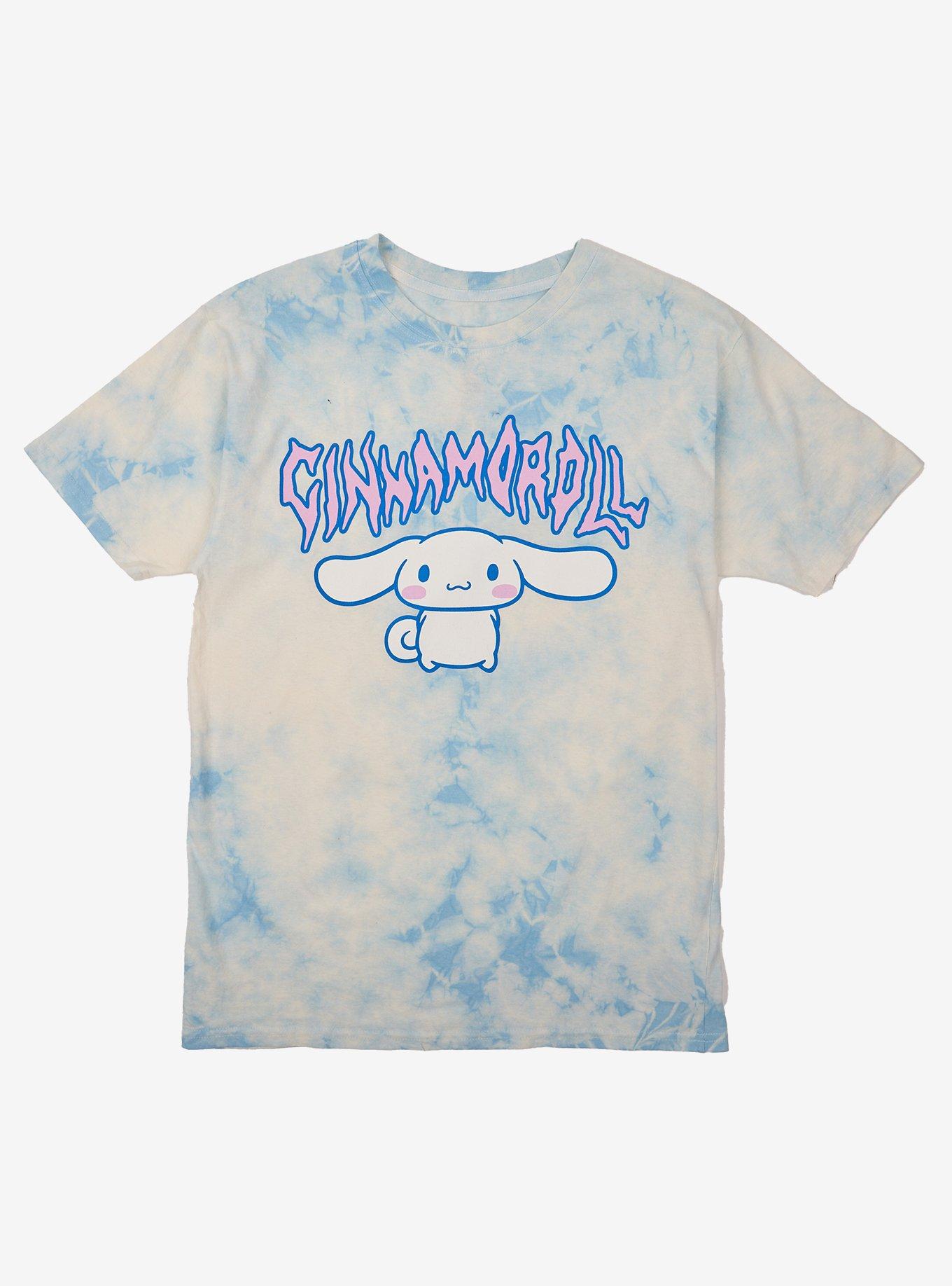 Cinnamoroll Metal Blue Tie-Dye T-Shirt, , hi-res