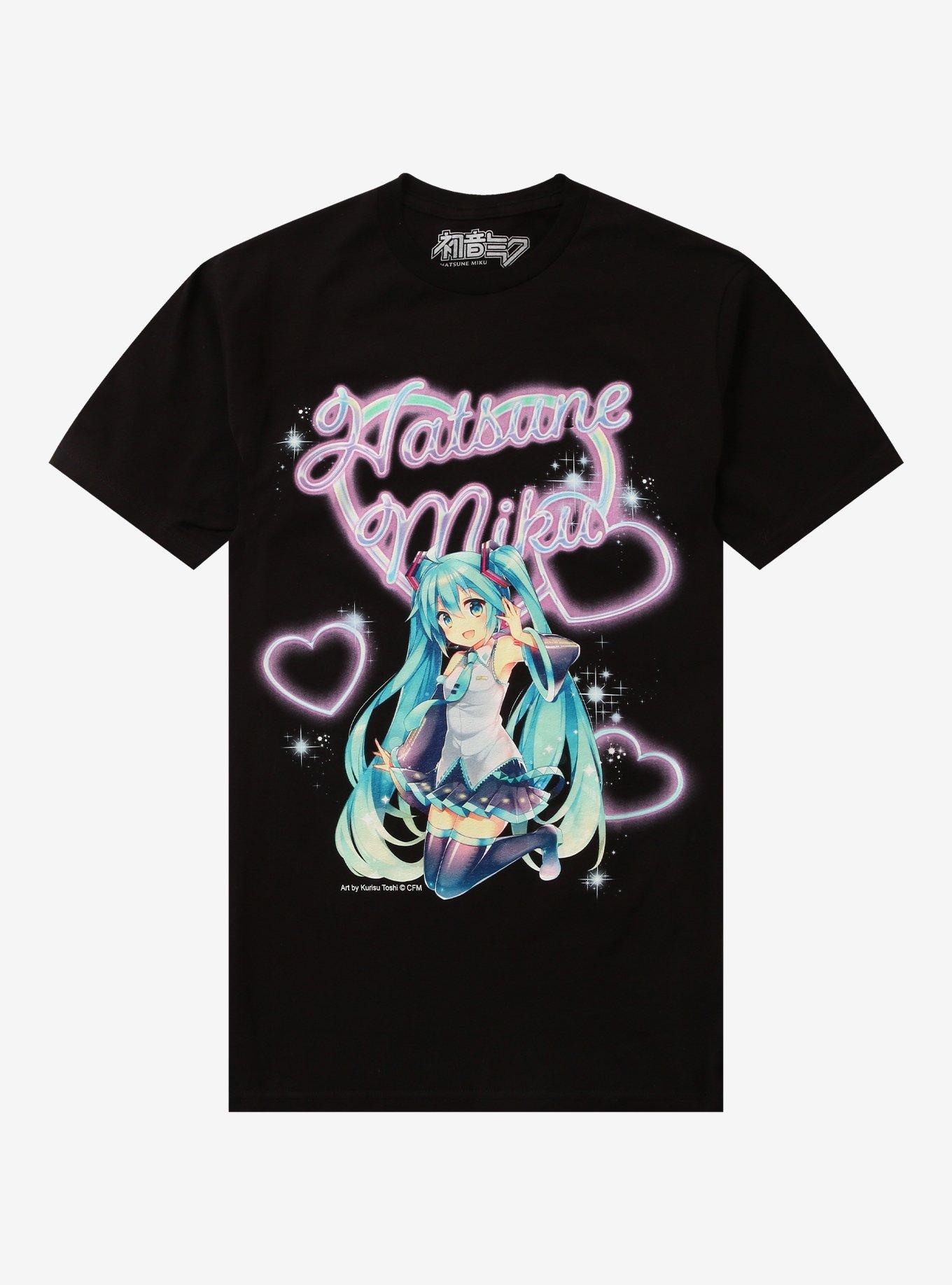 Hatsune Miku Heart Deco T-Shirt, , hi-res