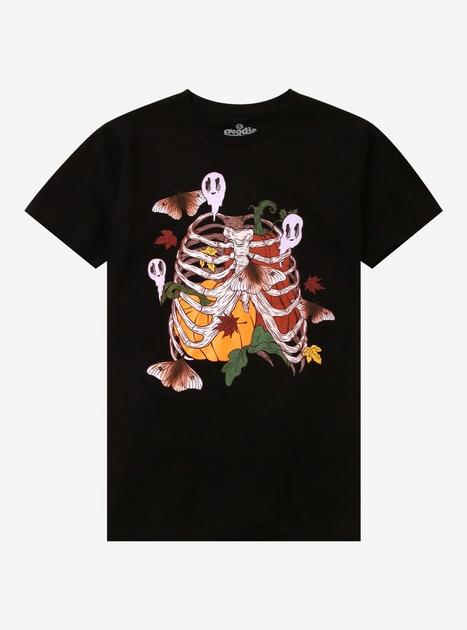 Autumn Ghost Rib Cage T-Shirt By Goodie Two Sleeves | Hot Topic