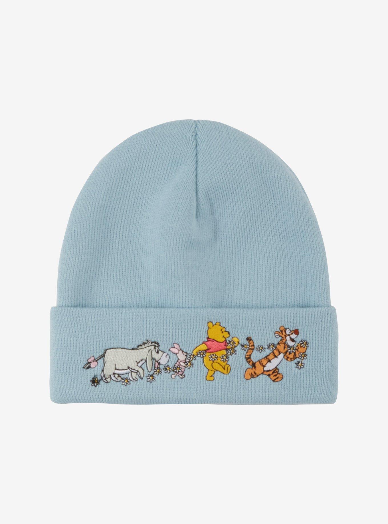 Disney Winnie The Pooh Daisy Chain Characters Embroidered Beanie - BoxLunch Exclusive, , hi-res