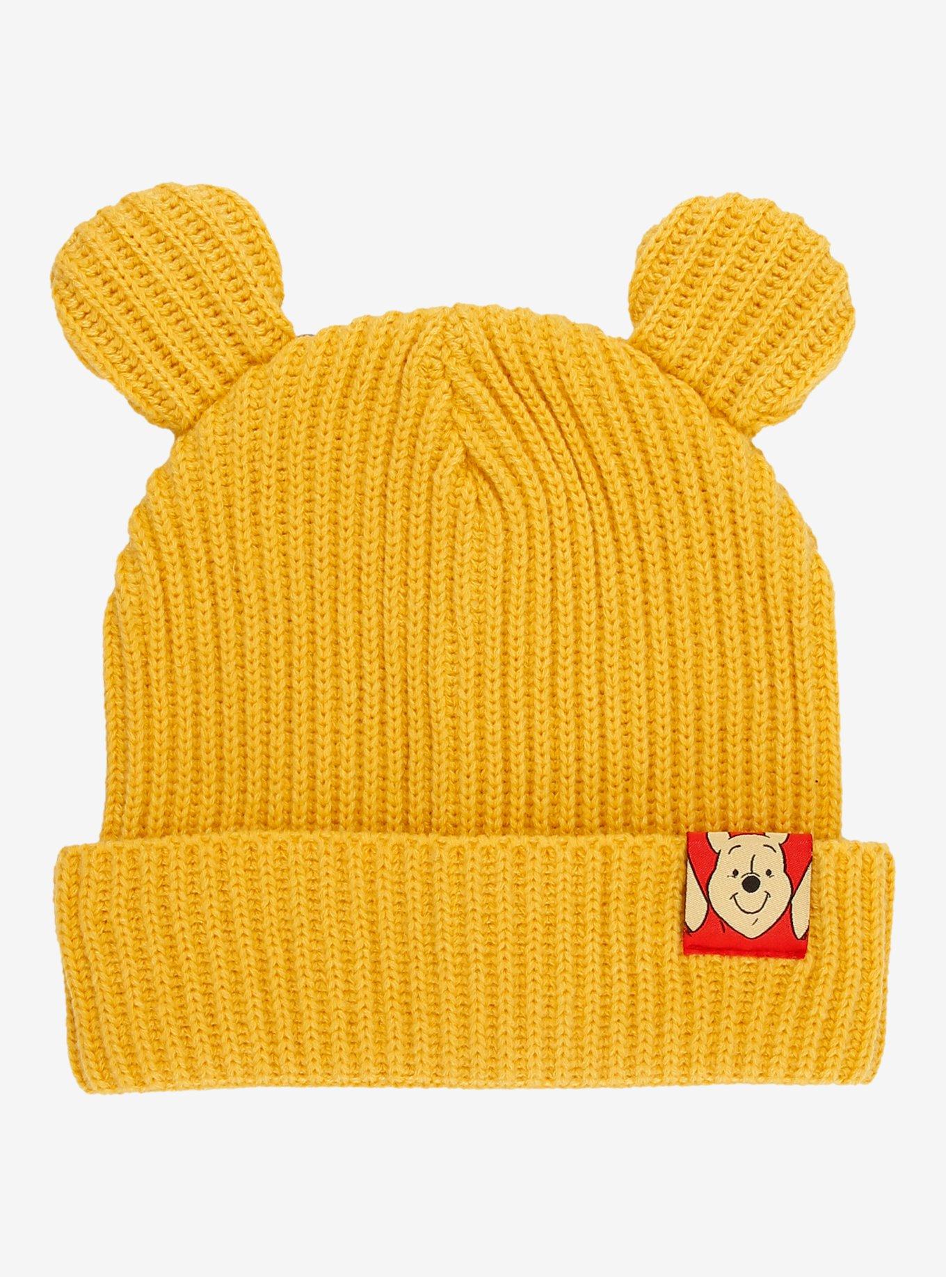 Disney BoxLunch Winnie the Pooh Crochet Bucket Hat with Ears Crochet Winnie the Pooh Bucket Hat - Etsy main image 3