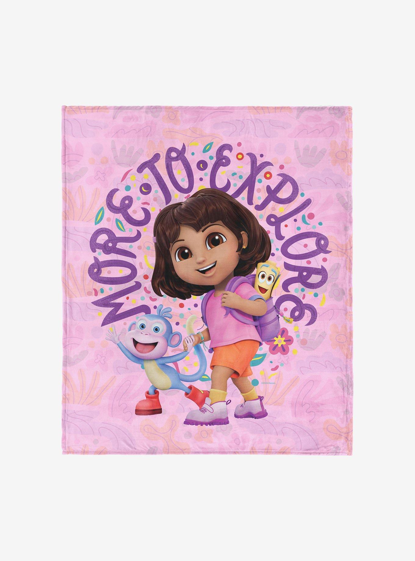 Dora The Explorer More to Explore 50x60" Silk Touch Throw Blanket, , hi-res