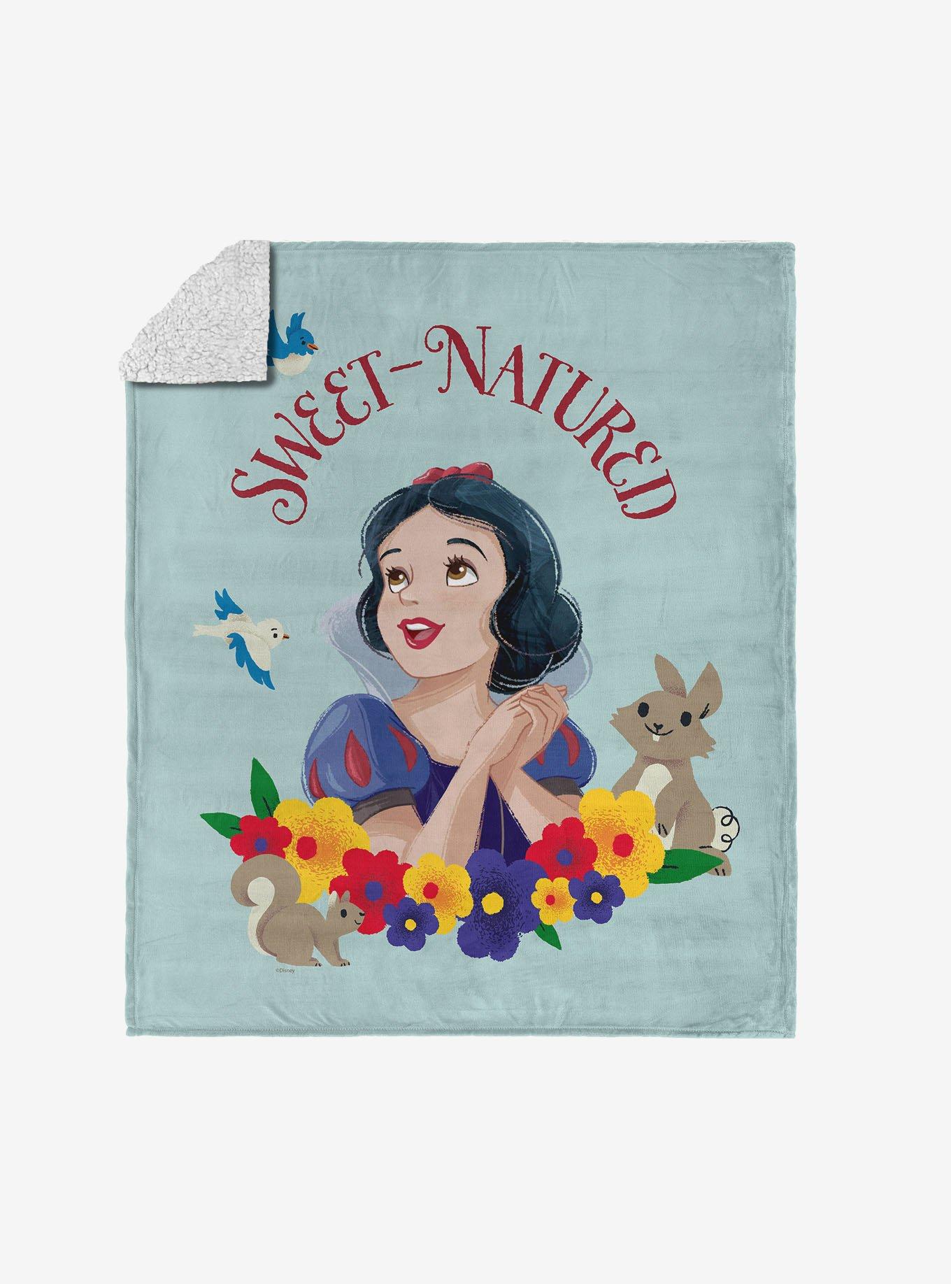 Disney Snow White Sweet Natured Silk Touch Sherpa Throw Blanket, , hi-res