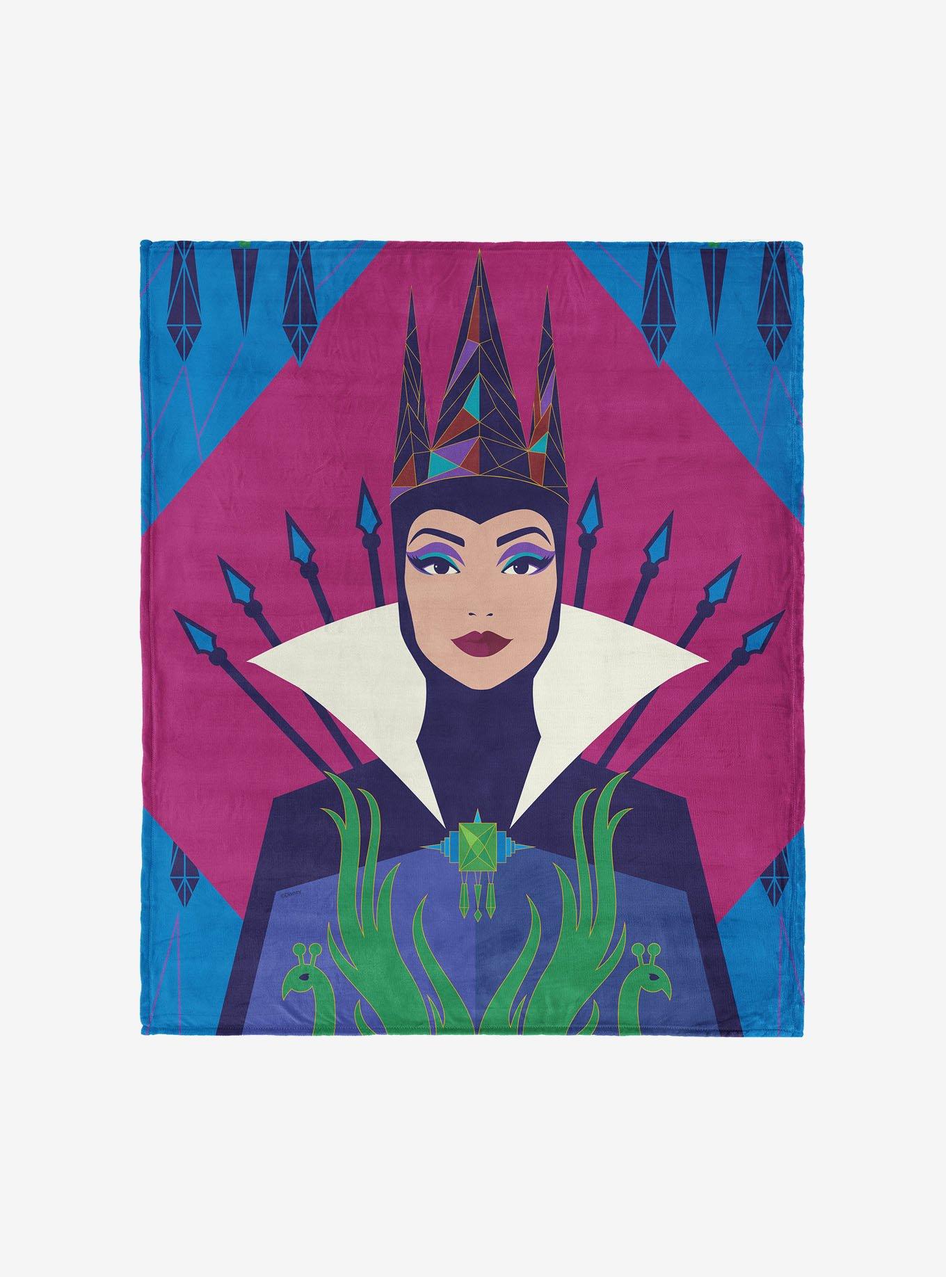 Disney Snow White Geometric Evil Queen 60x80" Silk Touch Throw Blanket, , hi-res