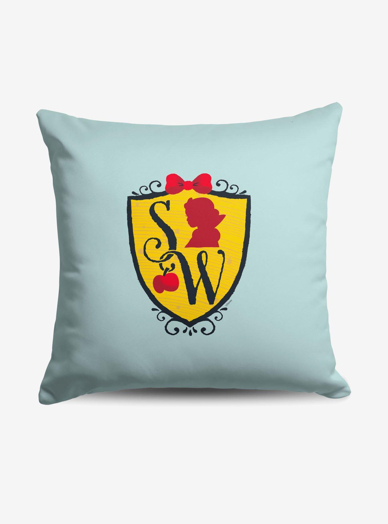 Disney Snow White Logo Printed Throw Pillow, , hi-res