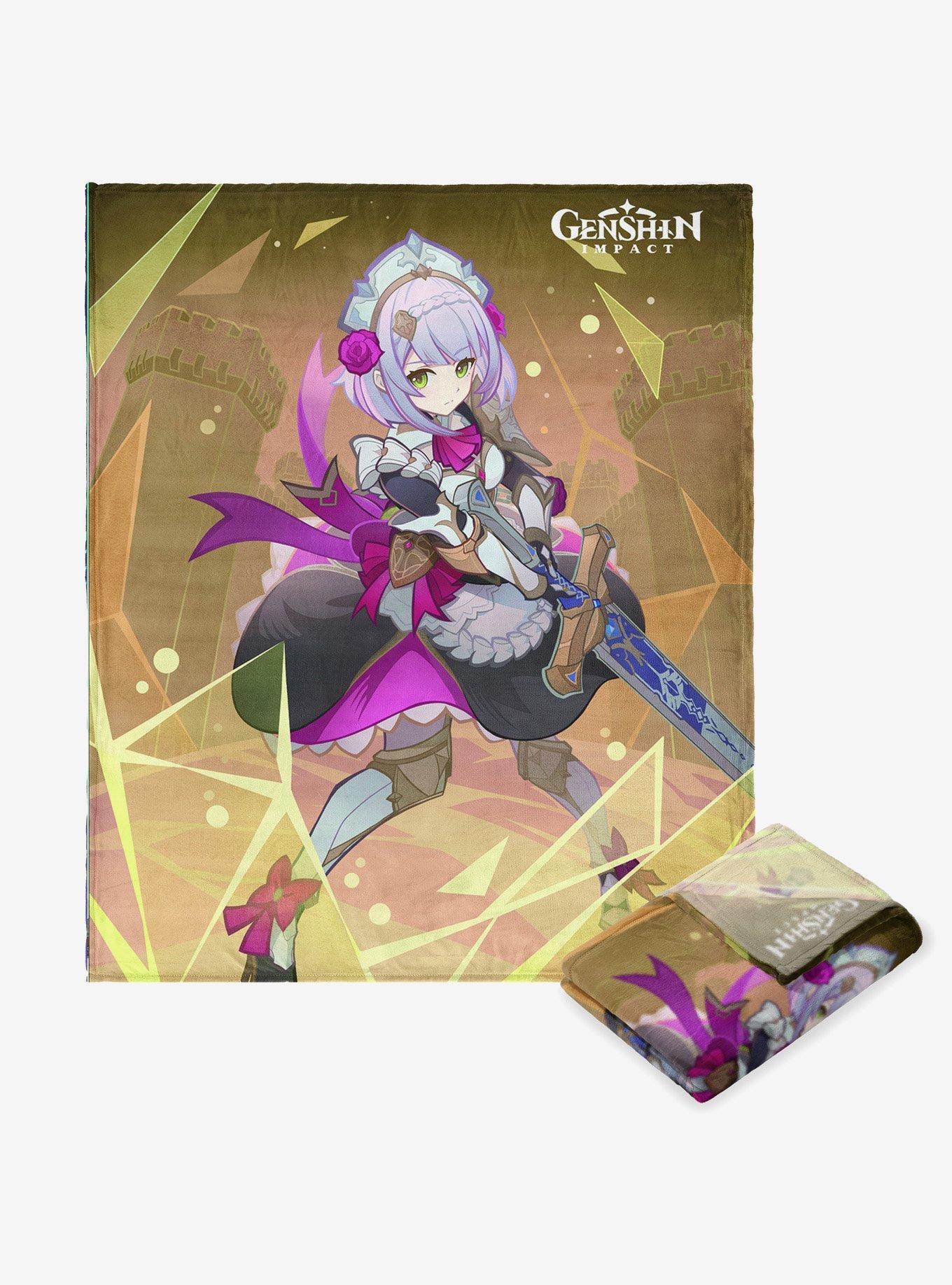Genshin Impact Character 020 Noelle Silk Touch Throw Blanket, , hi-res