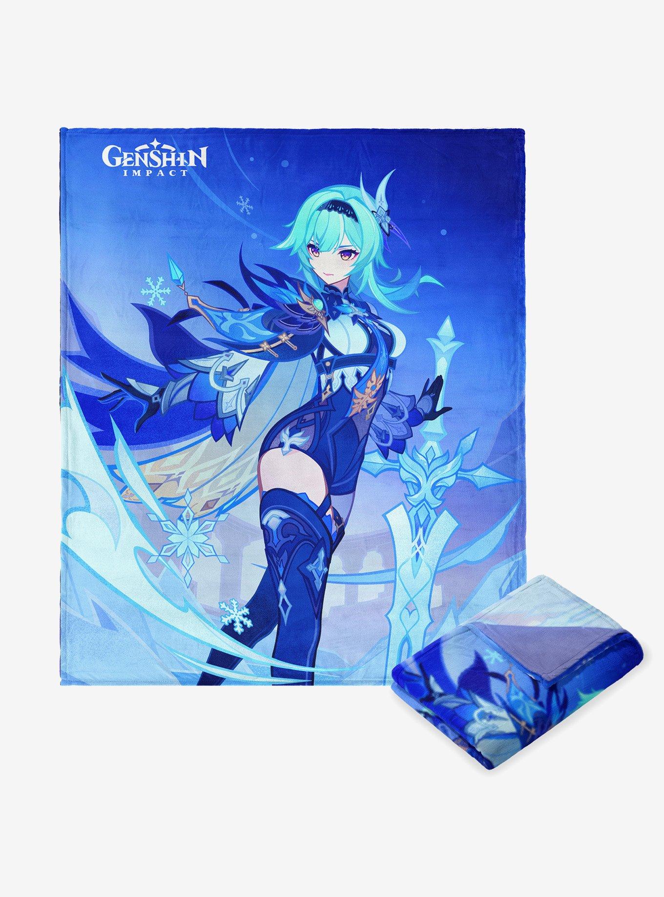 Genshin Impact Character 030 Eula Silk Touch Throw Blanket, , hi-res