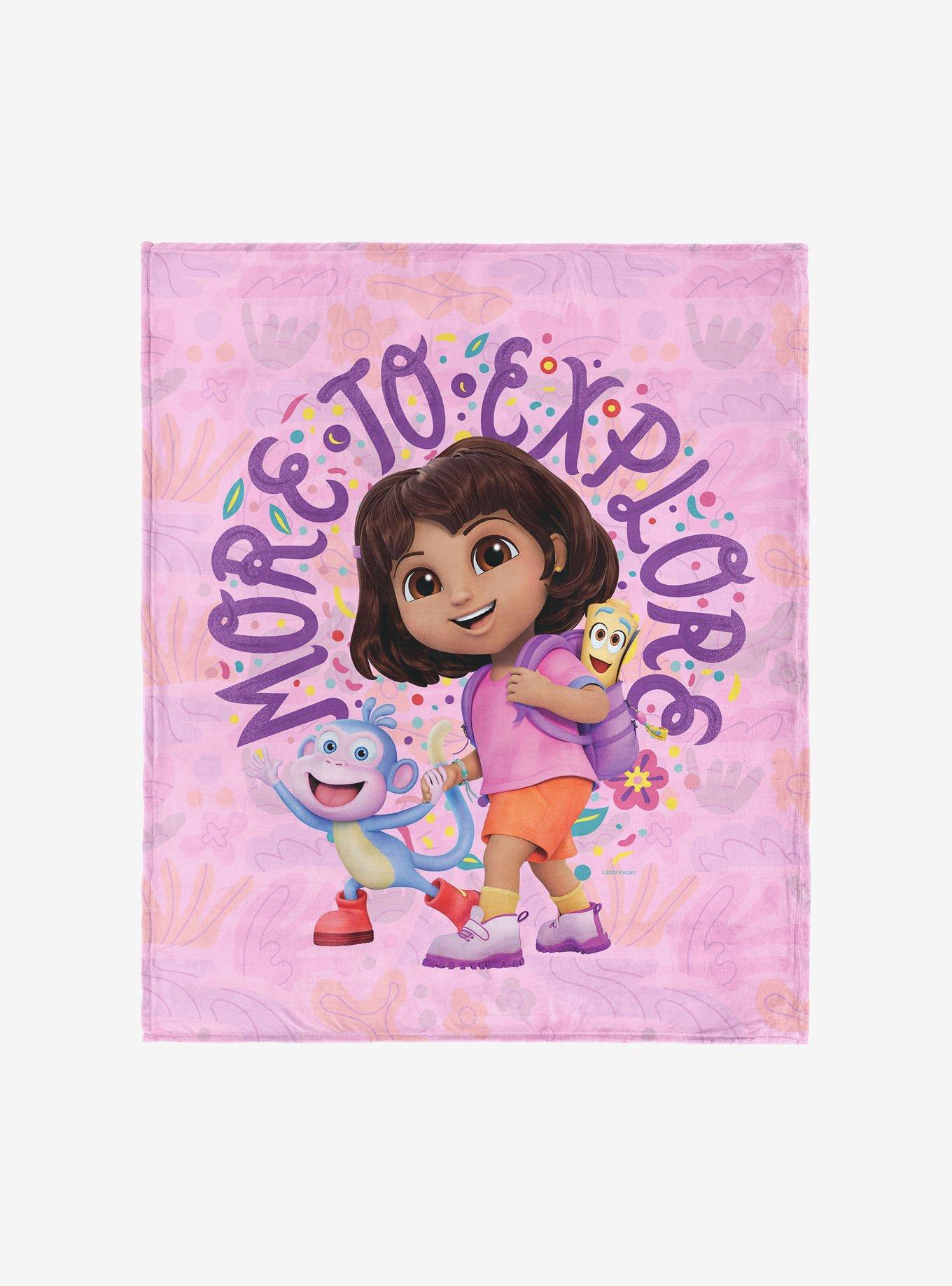 Dora The Explorer More to Explore 40x50" Silk Touch Throw Blanket, , hi-res