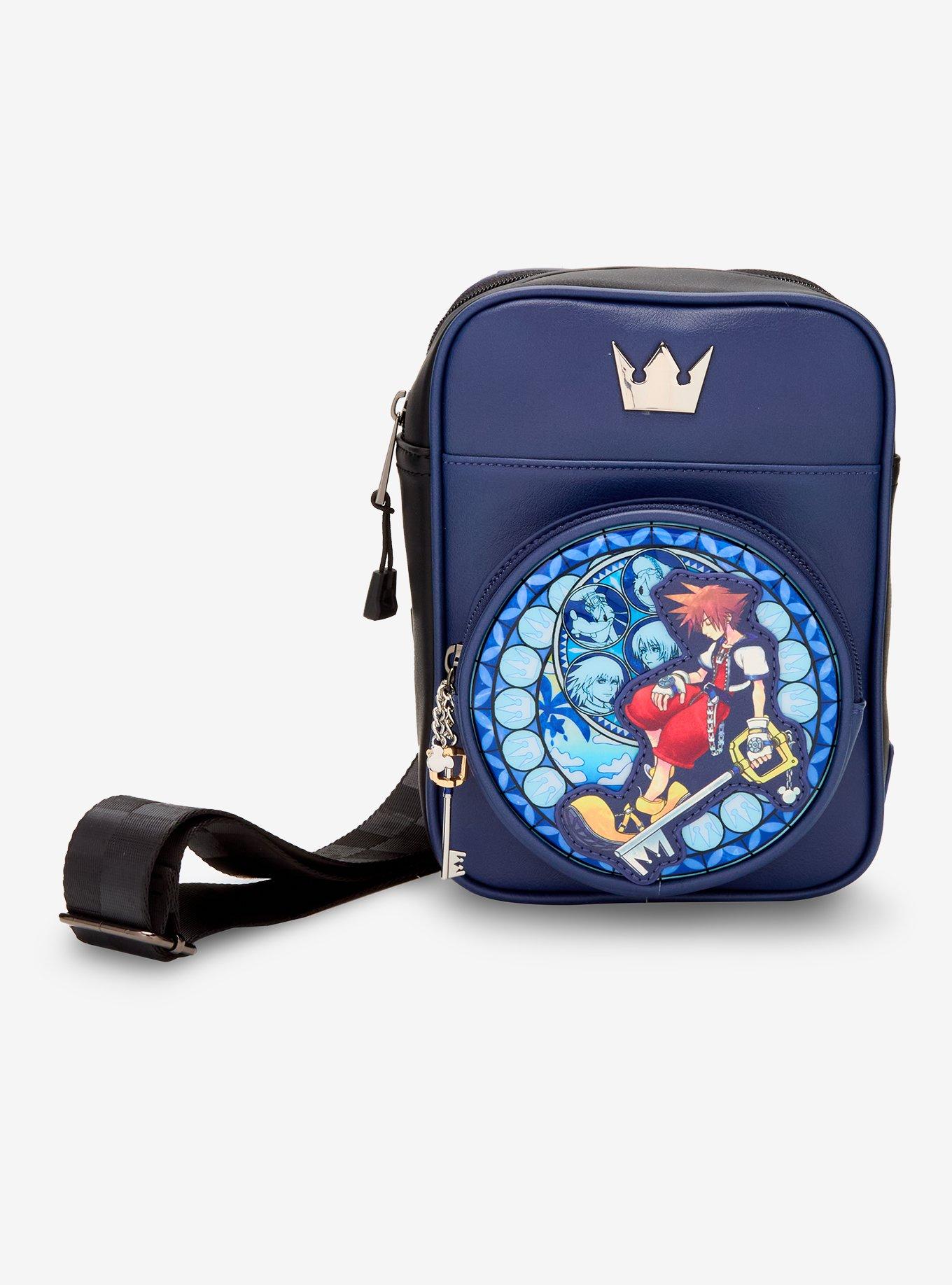 Disney Kingdom Hearts Sora Stained Glass Window Crossbody Bag - BoxLunch Exclusive, , hi-res